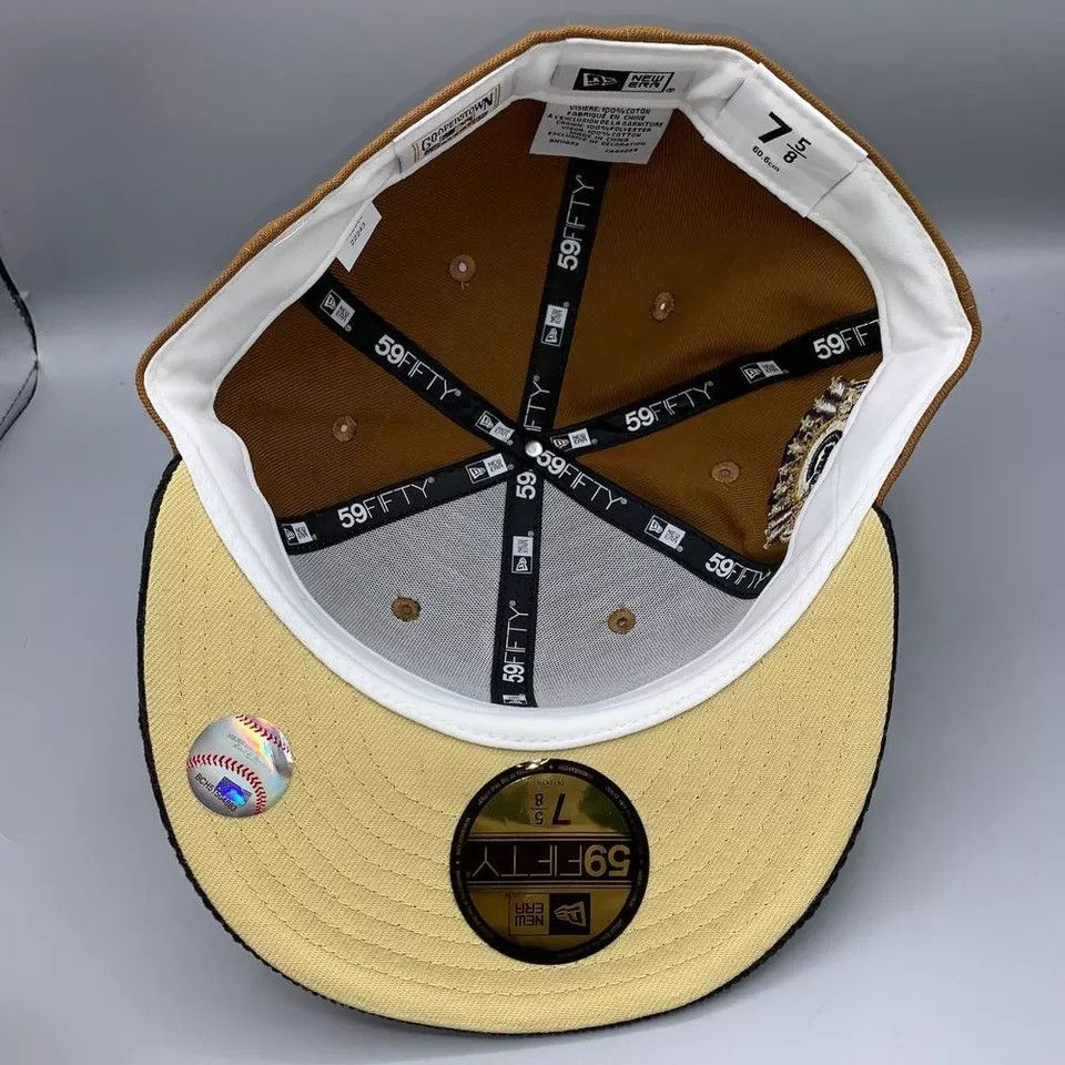 New Era Chicago Cubs Hat Men 7 5/8 Brown All Star Game Fitted Cap Size ONE SIZE - 6 Thumbnail