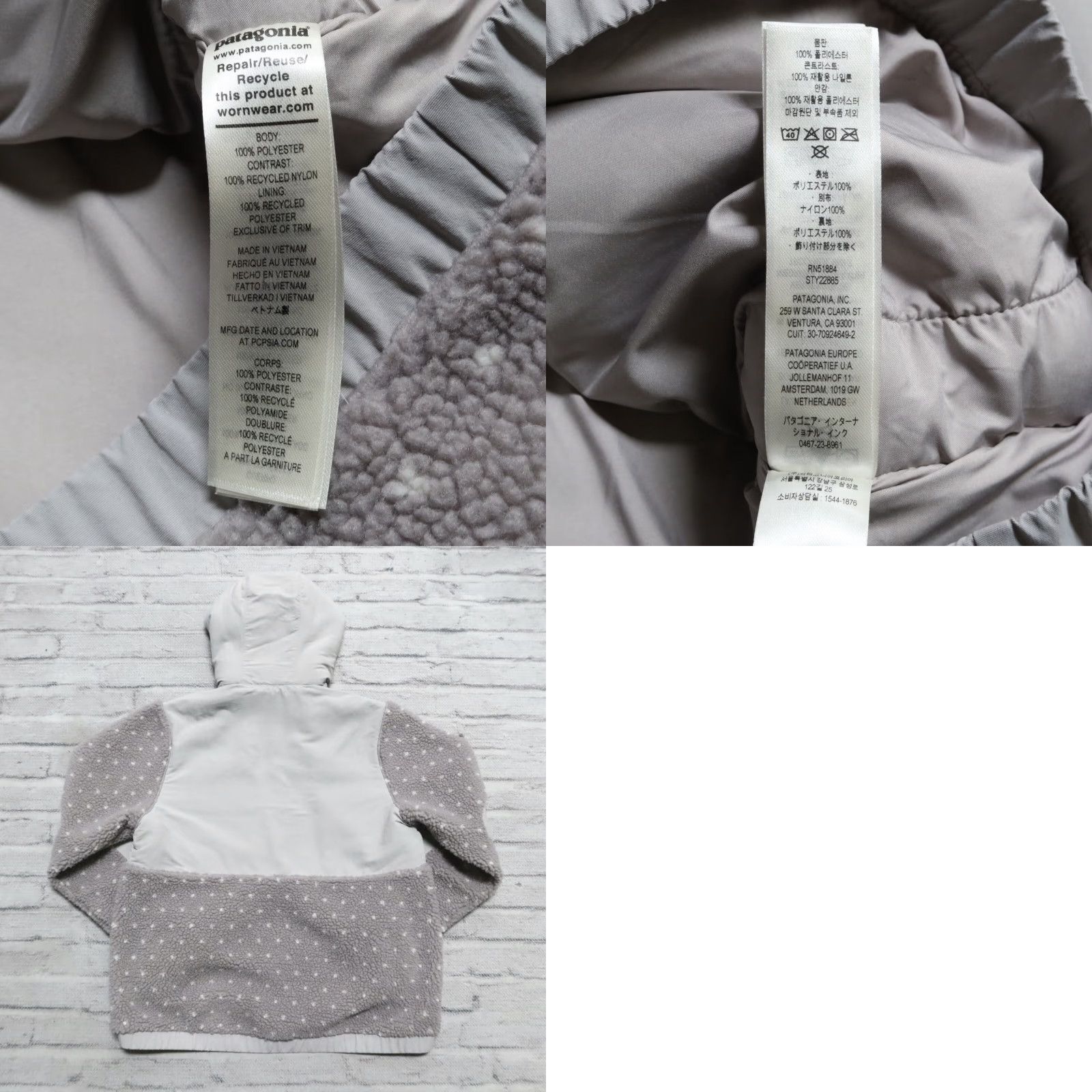 Patagonia VINTAGE Patagonias Shelled Retro-X Pullover Women L Grey Pullover Retro-X Womens Size L Grey 90s Size L / US 10 / IT 46 - 9 Thumbnail