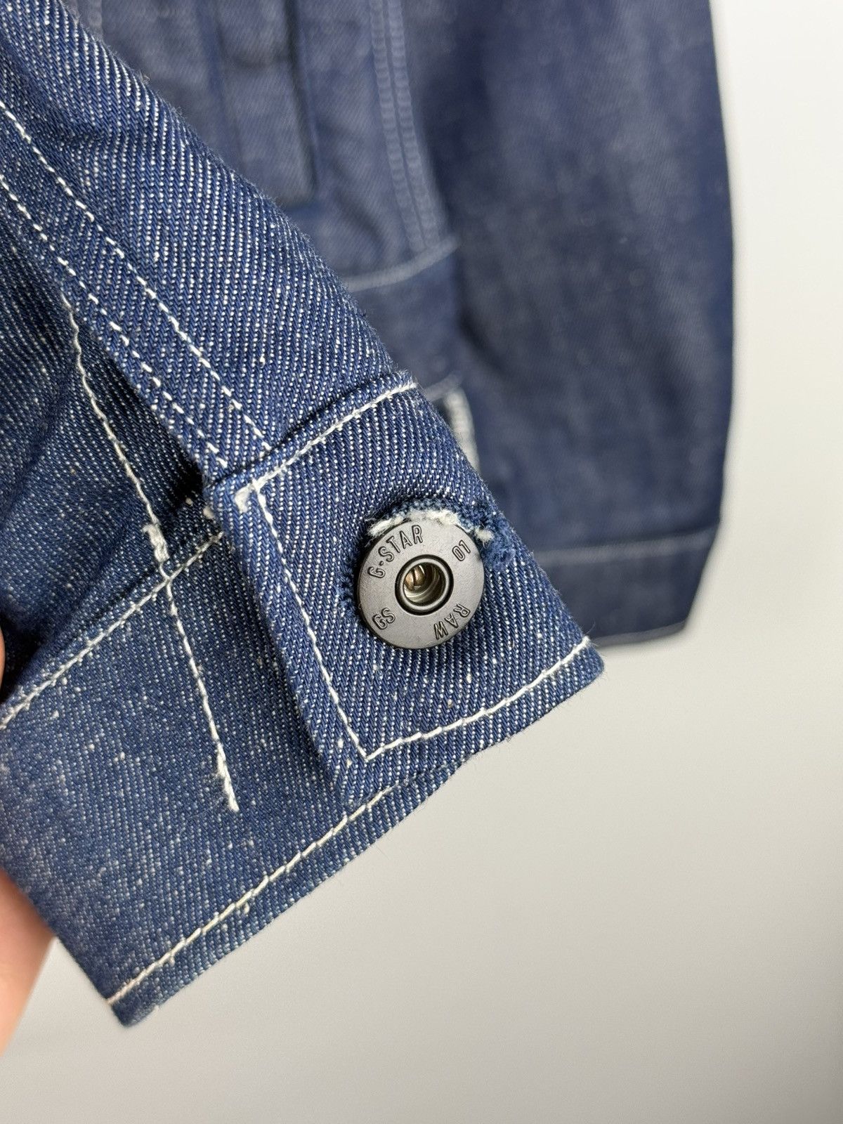 G-Star G Star Raw Men’s Arc 3D Slim JKT Denim Trucker Jacket Size S Size US S / EU 44-46 / 1 - 11 Thumbnail