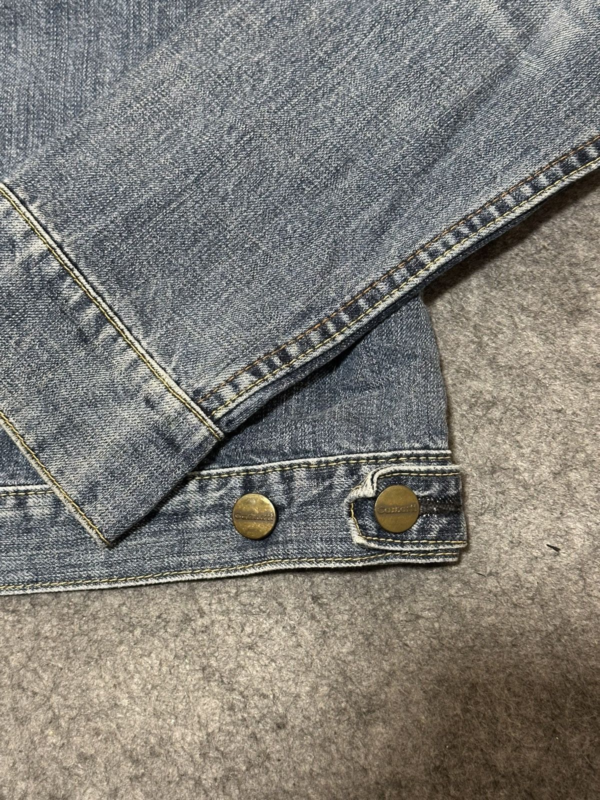 Carhartt vintage 90s Carhartt denim trucker jacket. Size US XL / EU 56 / 4 - 9 Thumbnail