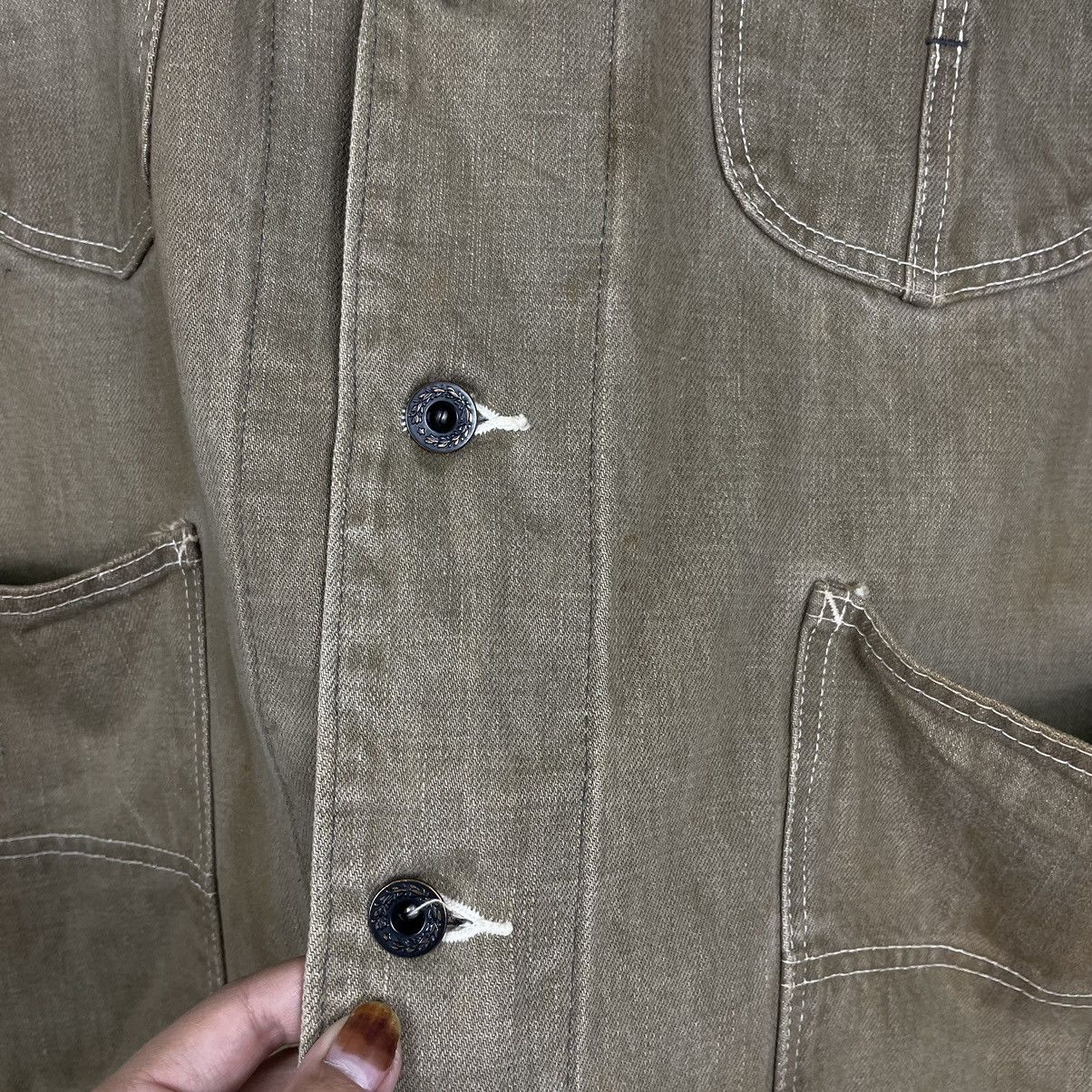 45rpm × Japanese Brand 💥JAPAN MADE CLS CHORE WORKER JEAN JACKET Size US L / EU 52-54 / 3 - 6 Thumbnail