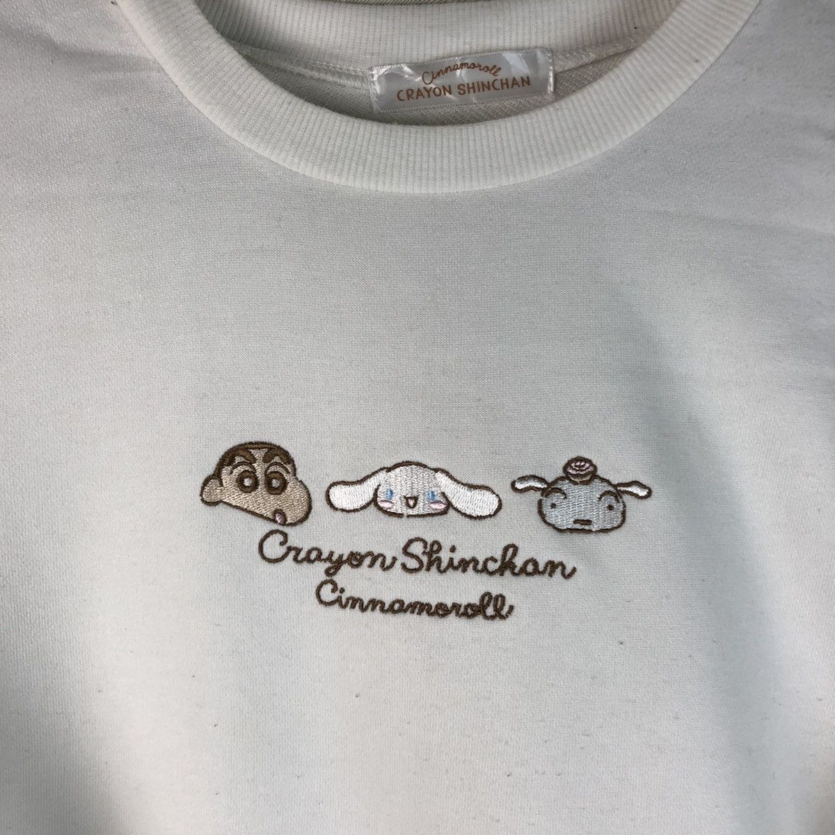 Anime × Japanese Brand Crayon Shinchan White vintage Sweathshirt #7464 Size US M / EU 48-50 / 2 - 9 Thumbnail