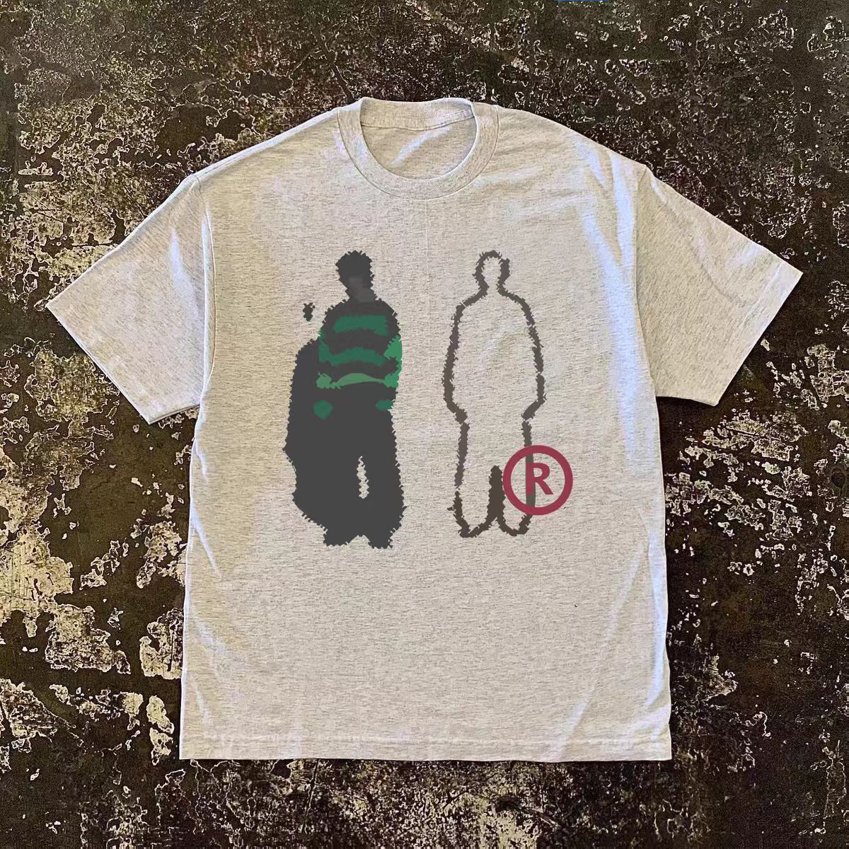 Japanese Brand × Vintage Gray street fashion boy retro cotton t-shirt Size US M / EU 48-50 / 2 - 1 Thumbnail