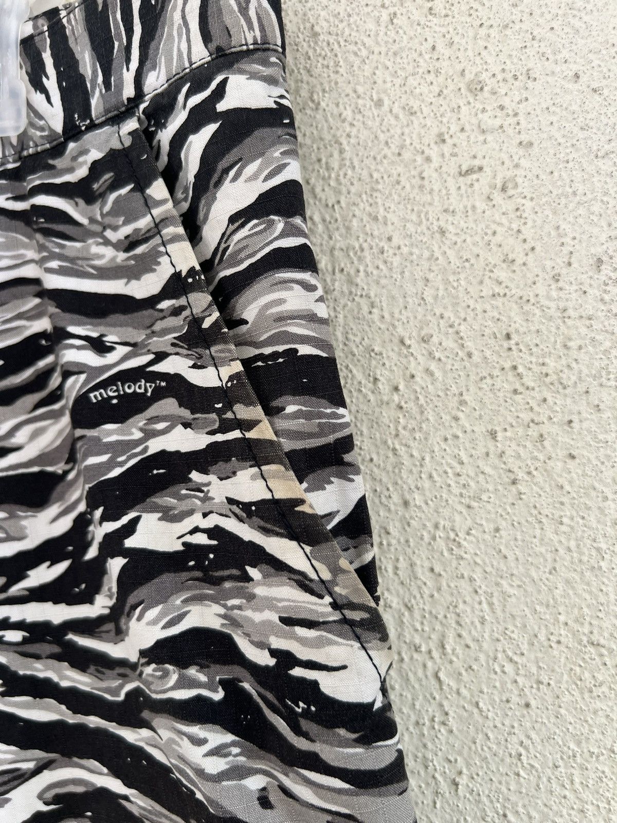Vintage Melody Japan Drawstring Hem Striped Camo Cargo Trouser Size US 32 / EU 48 - 12 Thumbnail