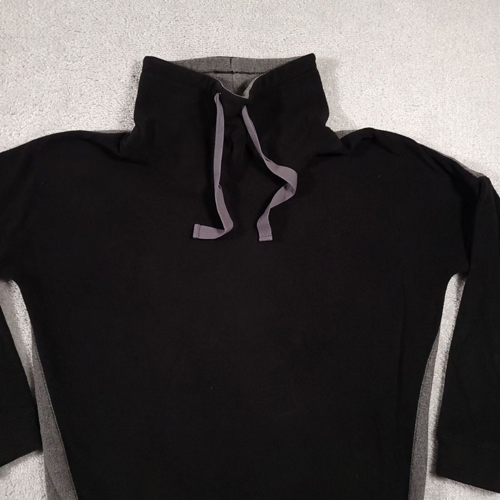 Vintage Cuddl Duds Fleecewear Stretch Sweatshirt Women's XS Oversized Cowl Neck Lounge Shirt Pullover Gray, Long Sleeve, Relaxed, Regular, Casual Size XS / US 0-2 / IT 36-38 - 3 Thumbnail