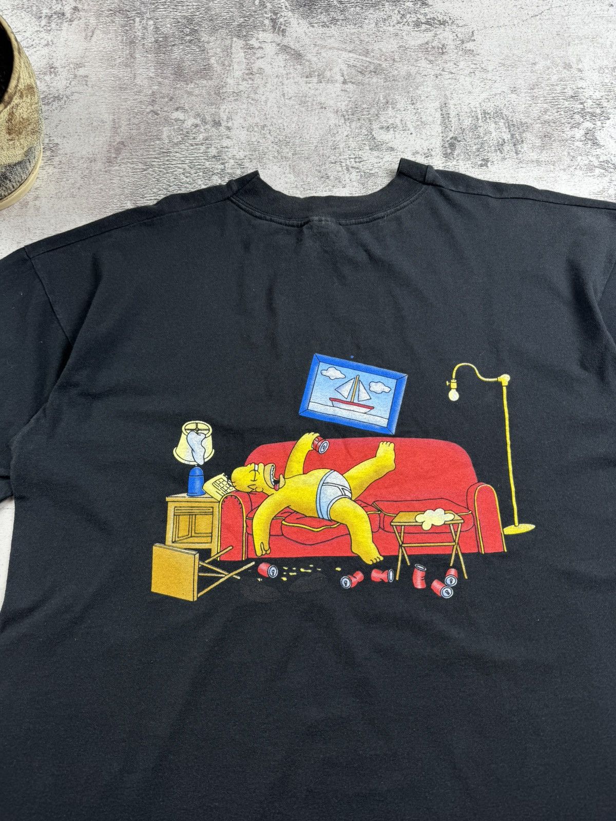 The Simpsons The Simpson Matt Groening Vintage Movie Cartoon 1998 Merch Men’s XLT Shirt Tee Size US XL / EU 56 / 4 - 14 Thumbnail
