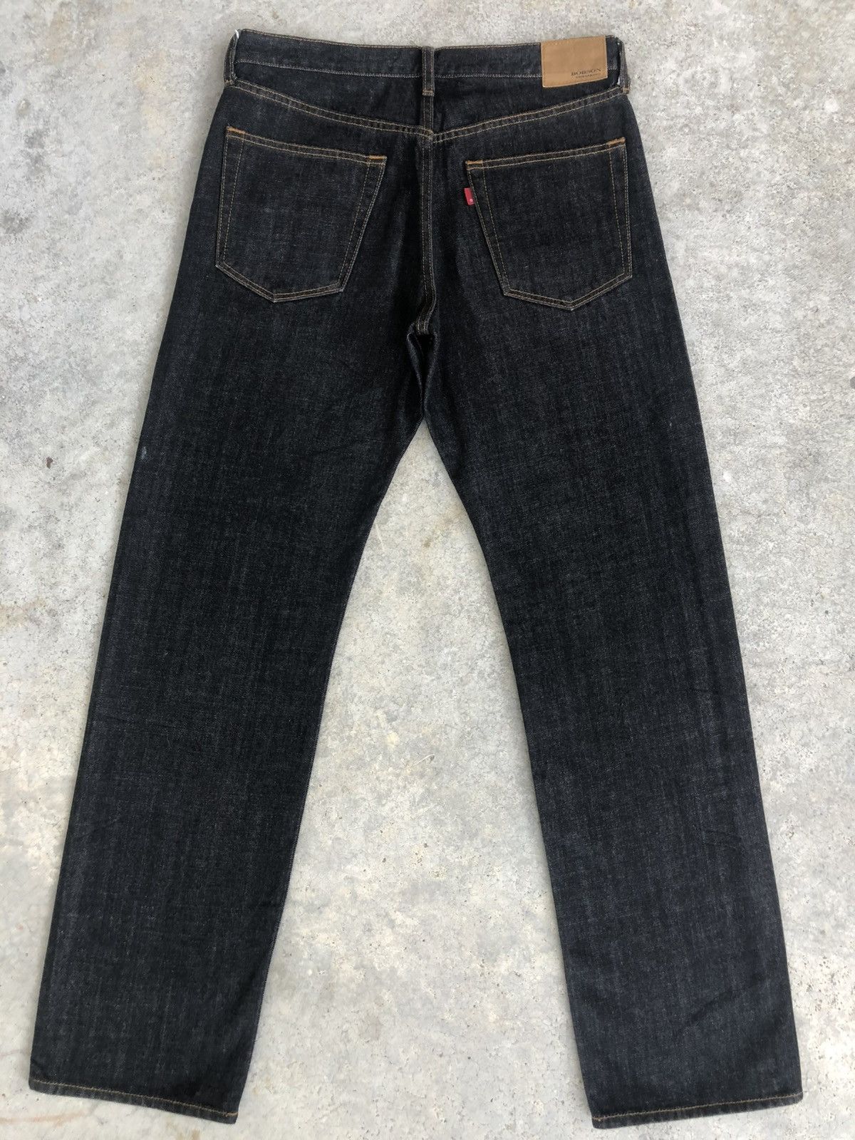 Japanese Brand Bobson Chesking Straight Cut Size US 33 - 1 Thumbnail