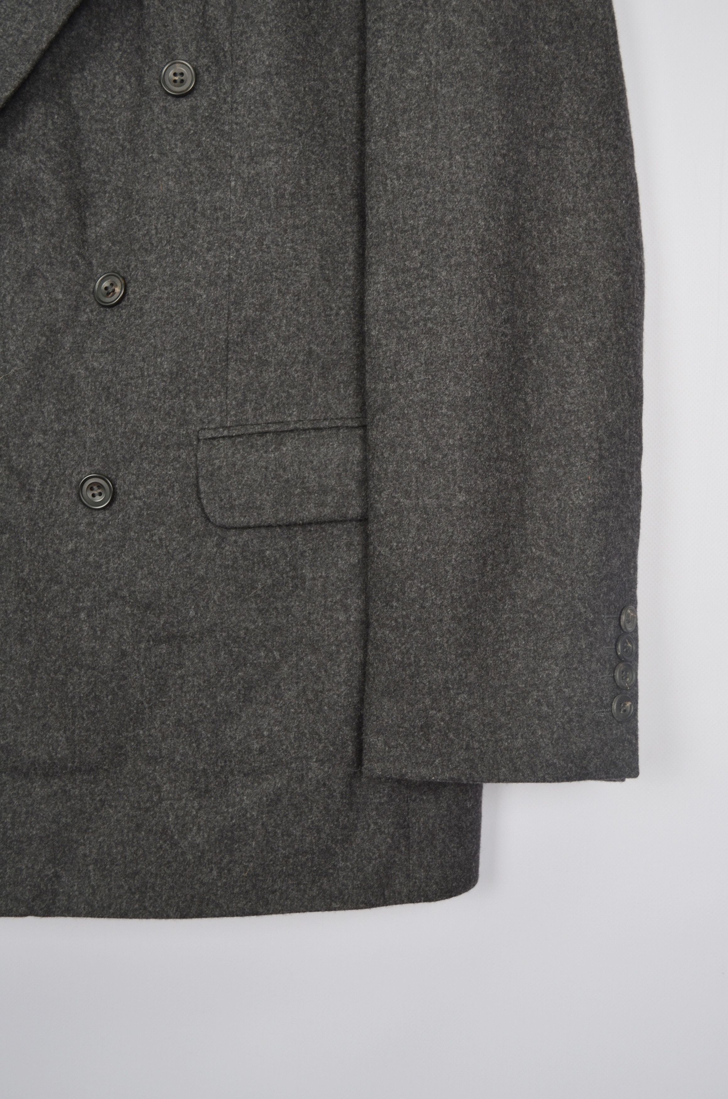 DAKS × Designer DAKS London Vintage Wool Dobuel Breasted Jacket US40/EU50 Size 40R - 16 Thumbnail