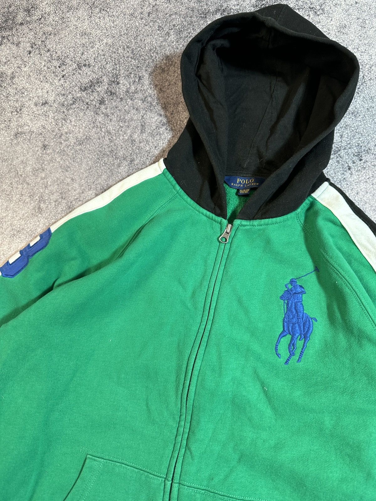 Polo Ralph Lauren Vintage Polo Ralph Lauren 3 Logo Zip Up Hoodie Streetwear S Size US S / EU 44-46 / 1 - 2 Thumbnail