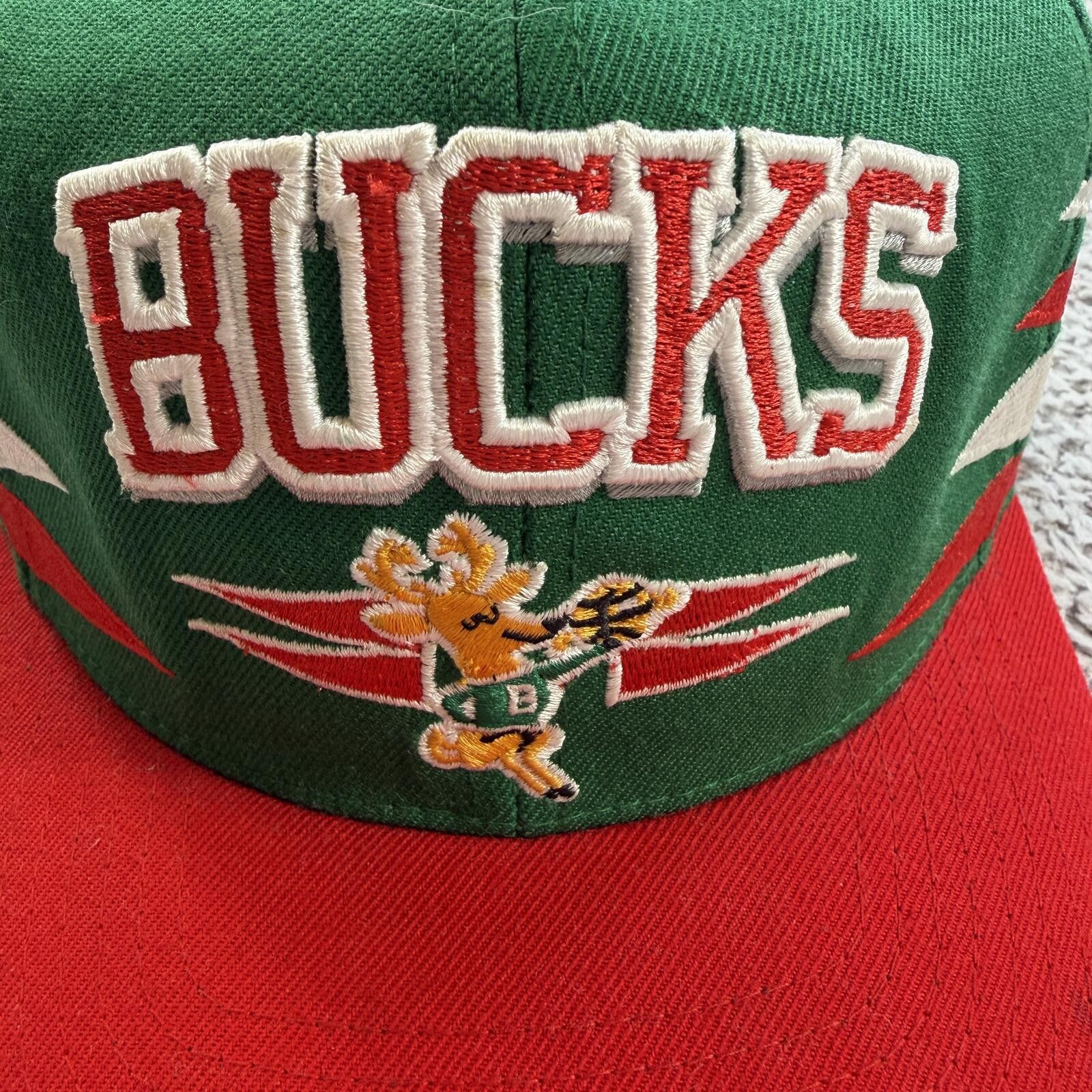 Mitchell & Ness Milwaukee Bucks Mitchell & Ness Hardwood Snapback Hat Cap Size ONE SIZE - 4 Thumbnail