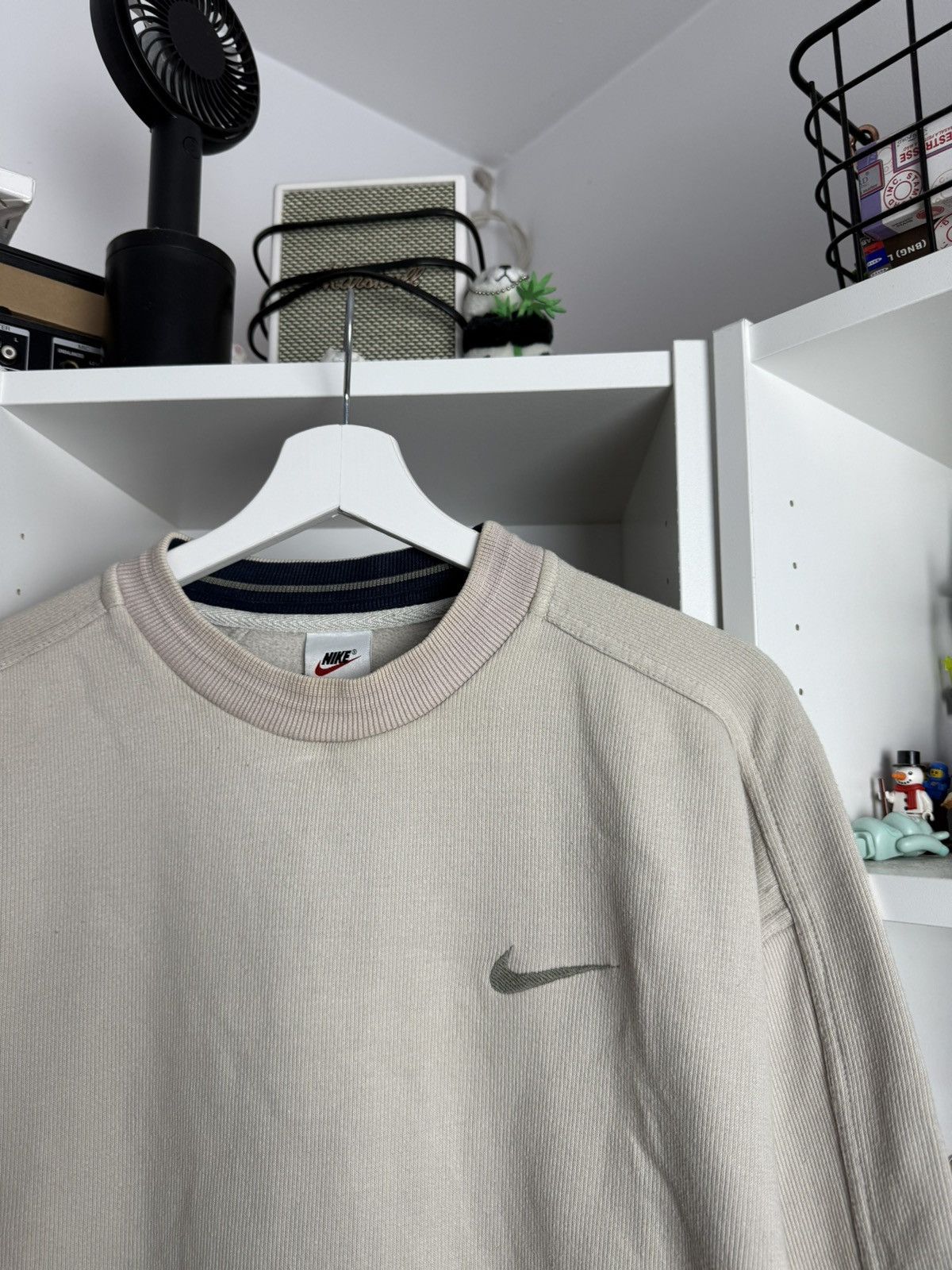 Nike × Vintage Vintage 90s Nike basic boxy baggy sweatshirt L Travis Scott Size US L / EU 52-54 / 3 - 4 Thumbnail