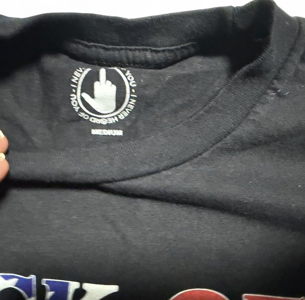 ineverheardofyou ineverheardofyou fuck off you racist fuck tee Size US M / EU 48-50 / 2 - 4 Thumbnail