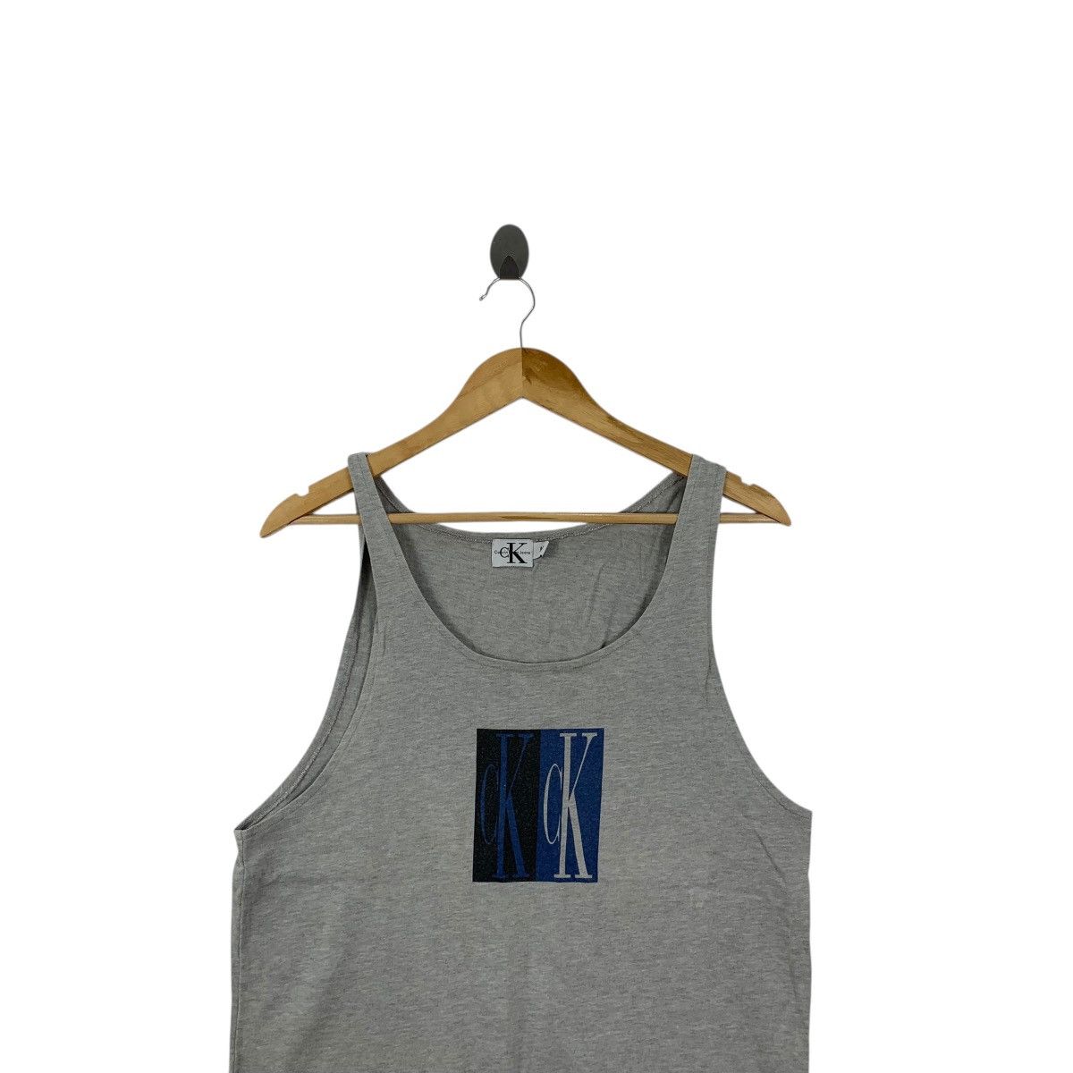 Calvin Klein Vintage CALVIN KLEIN CK New York Box Logo Tank Top Tee Size M / US 6-8 / IT 42-44 - 2 Thumbnail