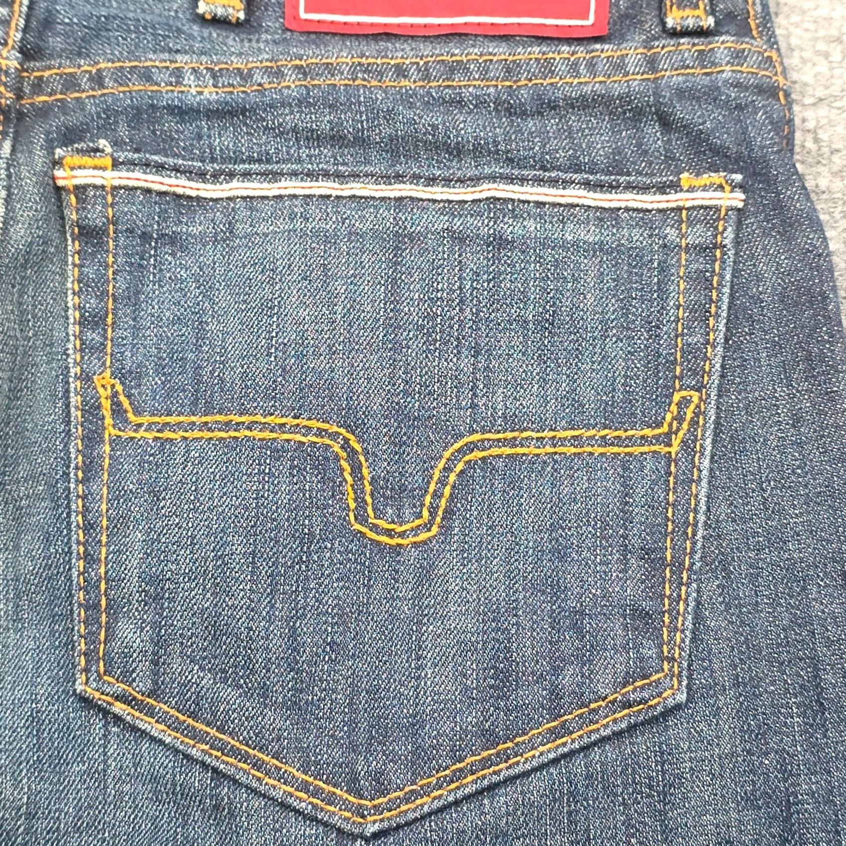 Vintage Kimes Ranch Jeans ROGER Bootcut Western USA Blue Men's 28 x 32 Slim Fit Size US 28 / EU 44 - 4 Thumbnail