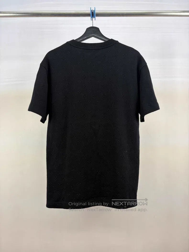 Louis Vuitton Louis Vuitton Black dark stripe full print pocket short sl Size US XL / EU 56 / 4 - 2 Thumbnail