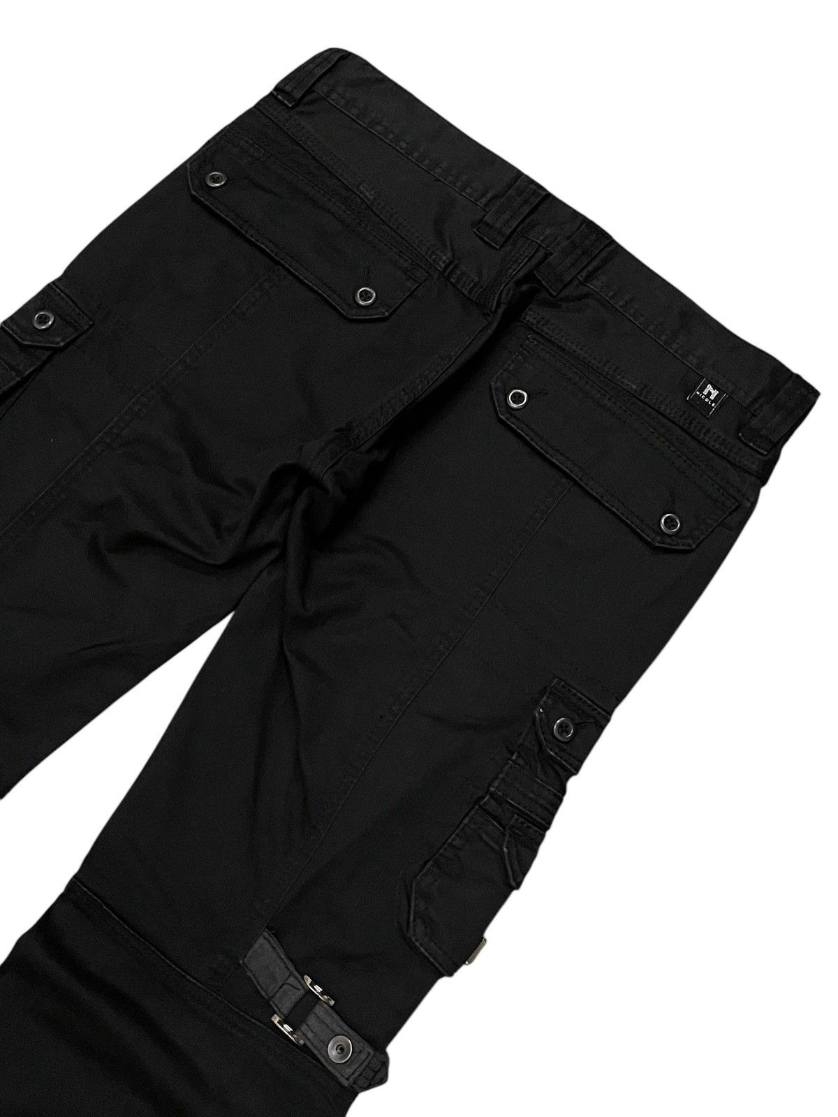 HIDEAWAYS × Japanese Brand × Tornado Mart Hideaways Nicole Bondage Paneled Flared Pants Size US 32 / EU 48 - 12 Thumbnail