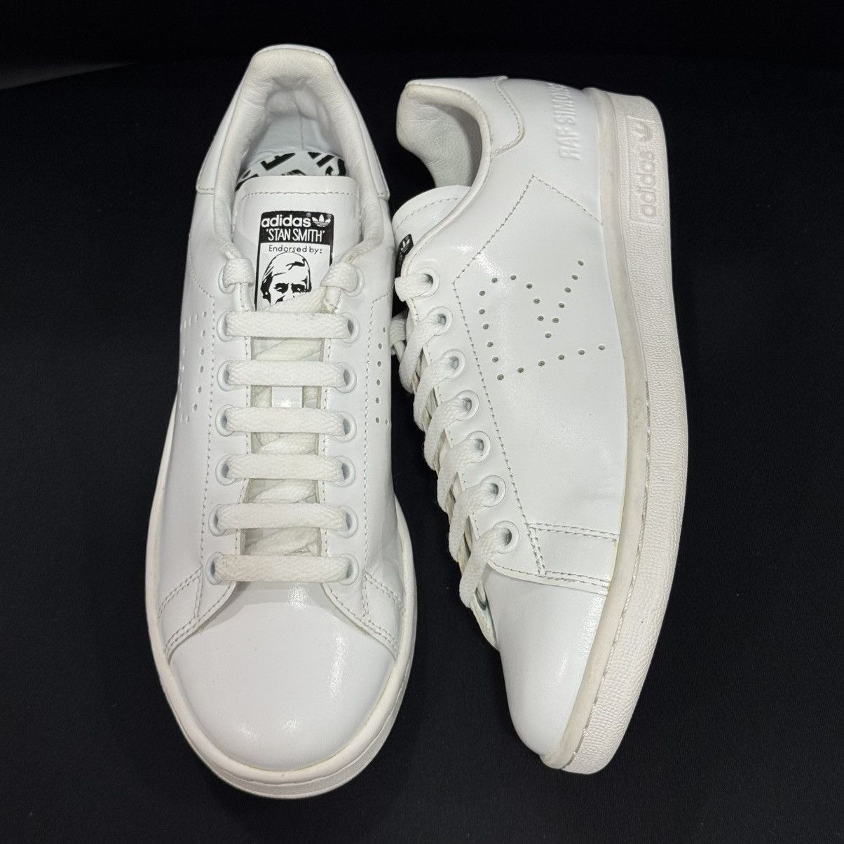 Adidas × Raf Simons Adidas x Raf Simmons Stan Smith ‘White’ (5.5 US) Size US 5.5 / EU 38 - 7 Thumbnail