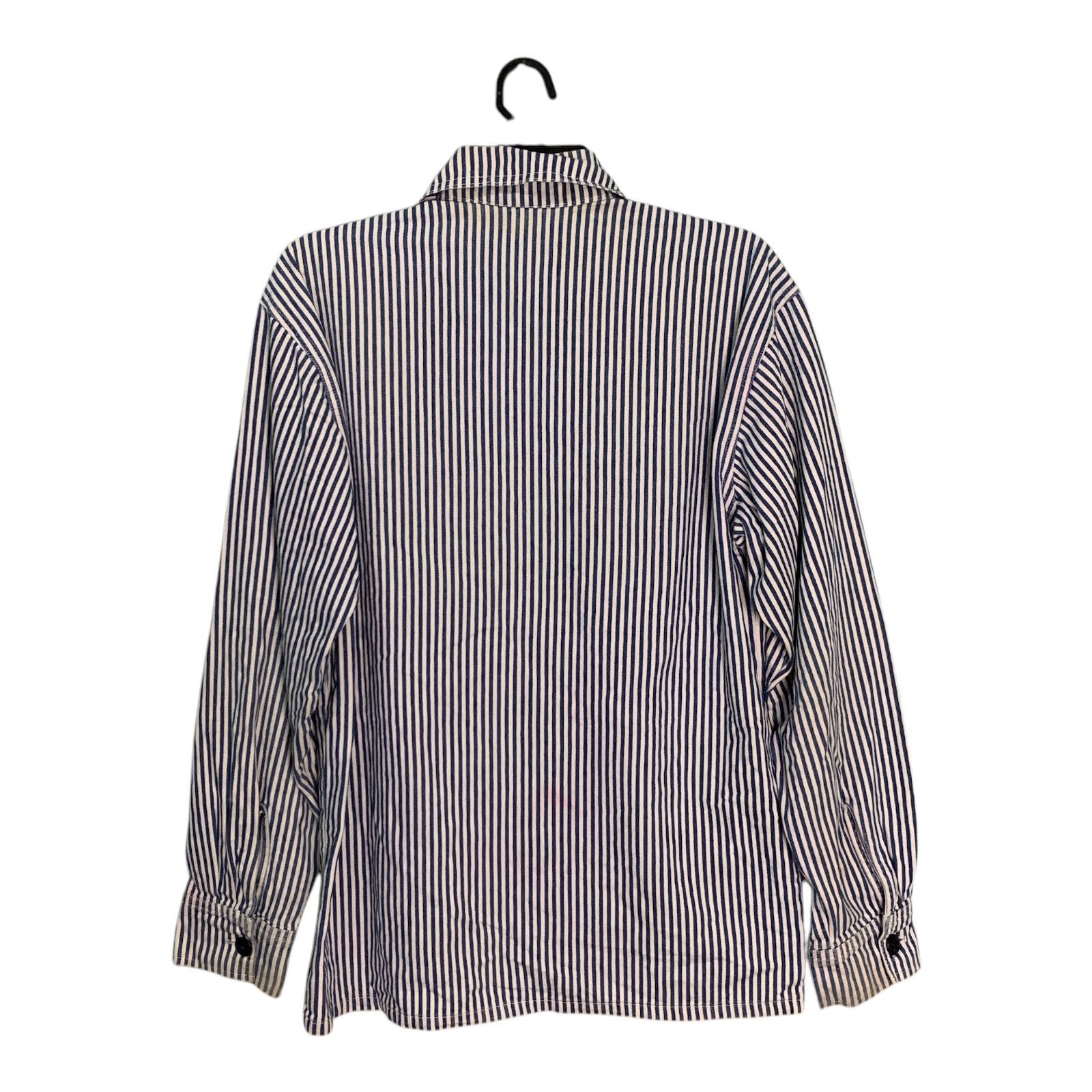 Vintage Rare Design Vintage Hickory Stripe Chore Jackets Size US M / EU 48-50 / 2 - 2 Thumbnail