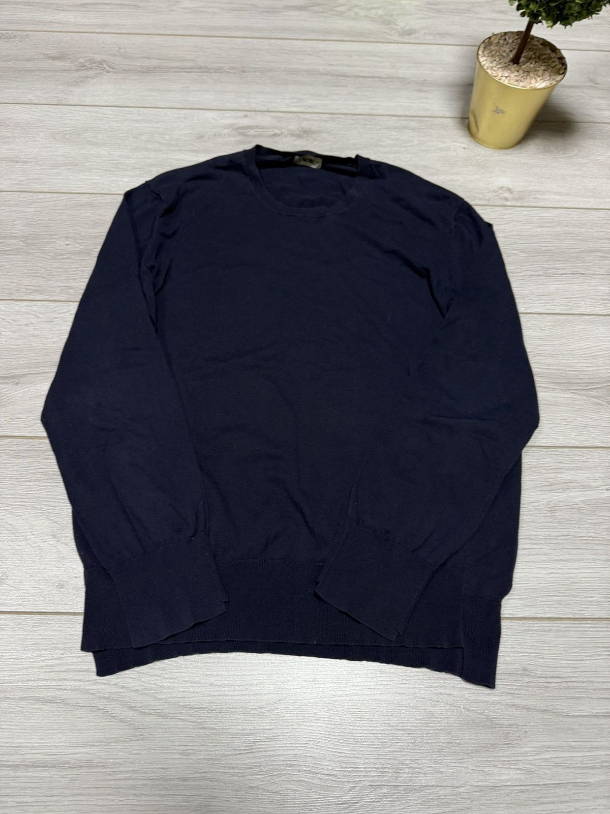 Acne Studios Acne Studios Atlas A logo sweater jumper crewneck Size US XL / EU 56 / 4 - 6 Thumbnail