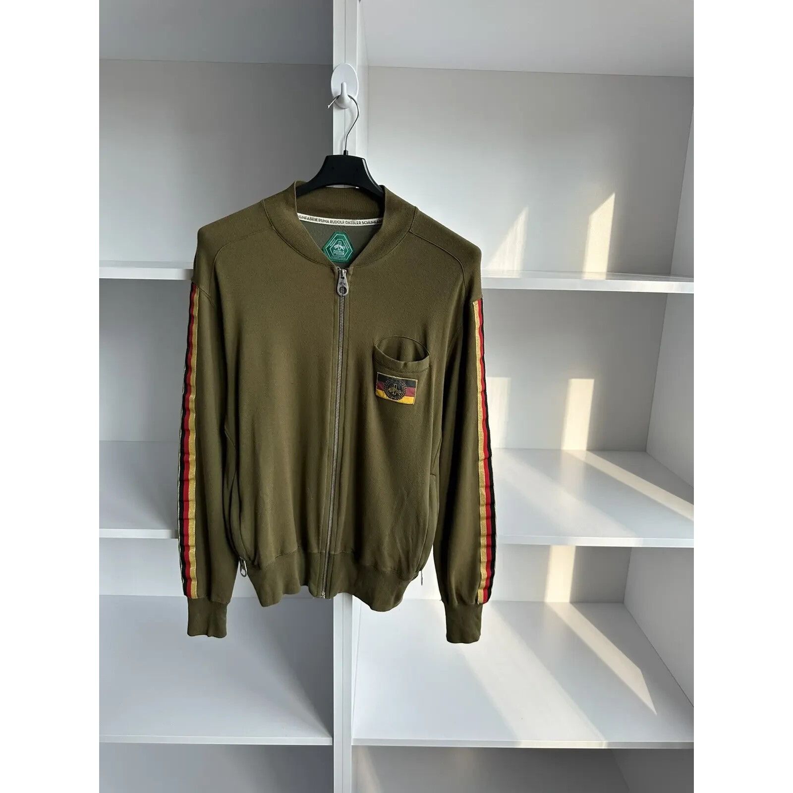 Puma VTG Puma Rudolf Dassler Rare Zip Track Jacket Size US L / EU 52-54 / 3 - 2 Thumbnail