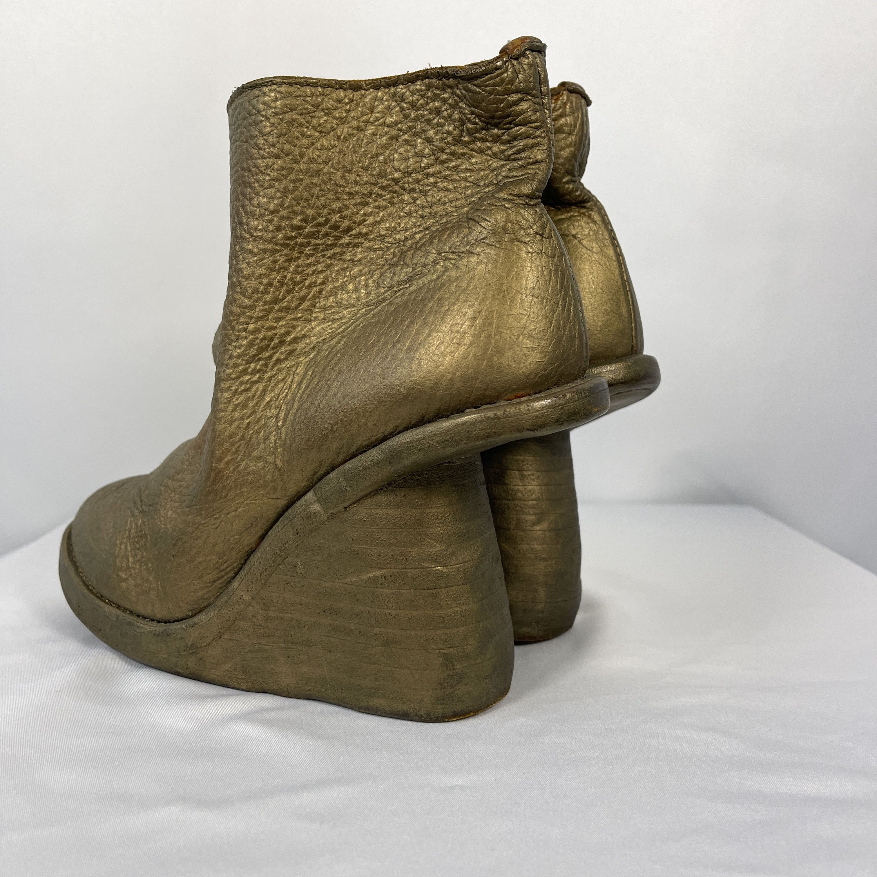 Guidi GUIDI Golden Color Leather Shoes size 36 Size US 6 / IT 36 - 2 Thumbnail