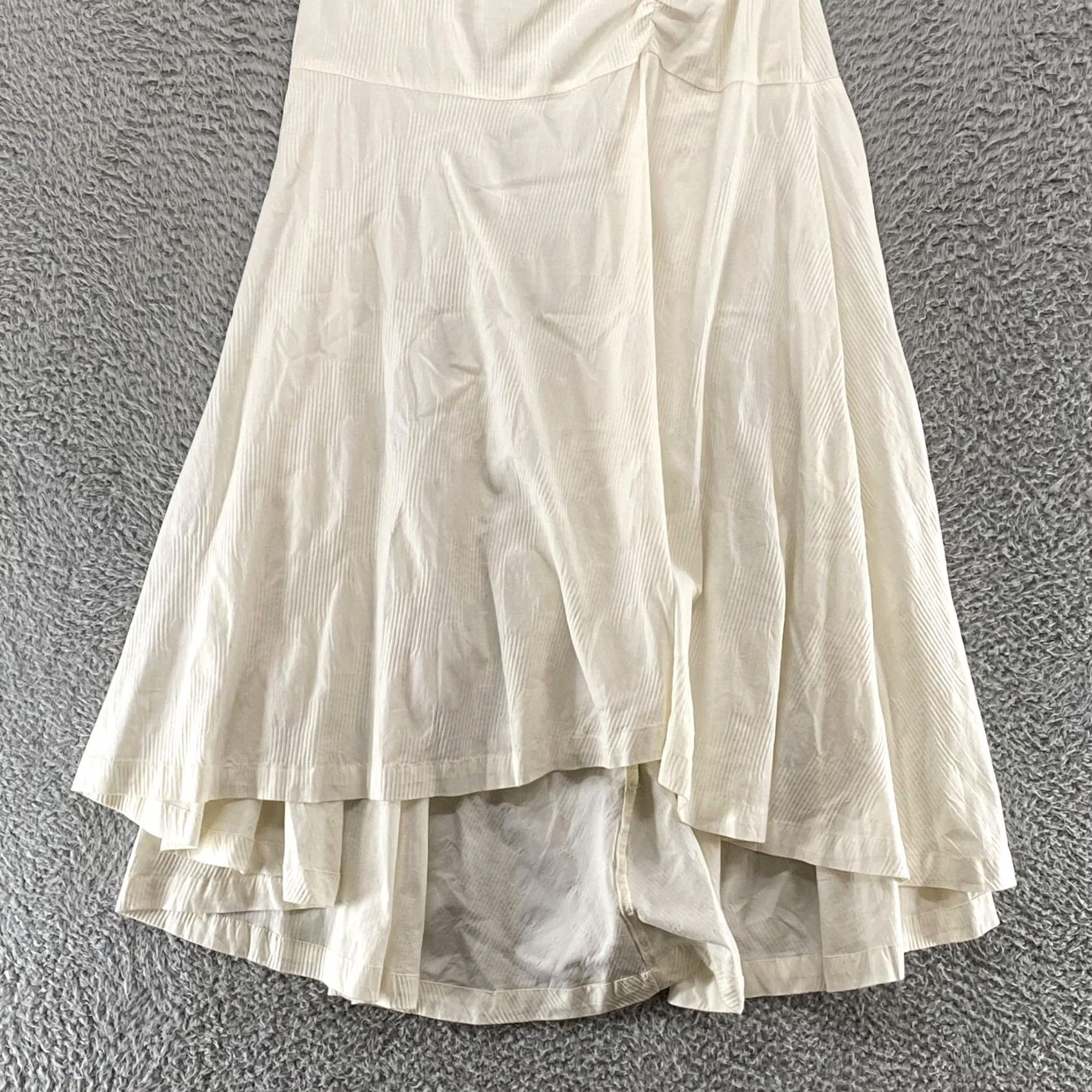 Free People Free People Dress Womens Large Ivory Beachy Boho Summer Ready Cutout Buttons Size L / US 10 / IT 46 - 3 Thumbnail