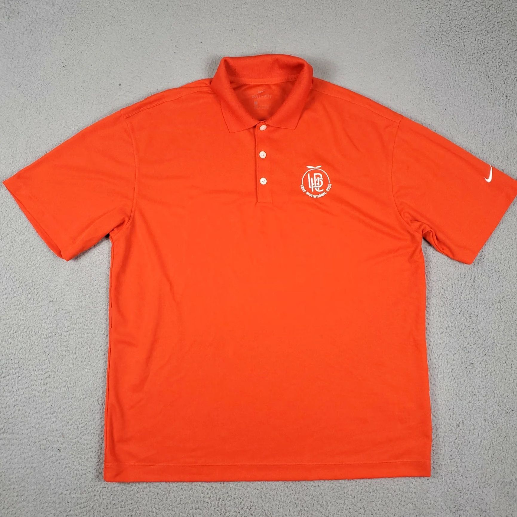 Nike Nike Dri-Fit Polo Shirt LBHC Invitational Orange Short Sleeve Size L Unisex Adults Mens Womens Boys Girls Clothing Shirt Polo Size US L / EU 52-54 / 3 - 3 Thumbnail