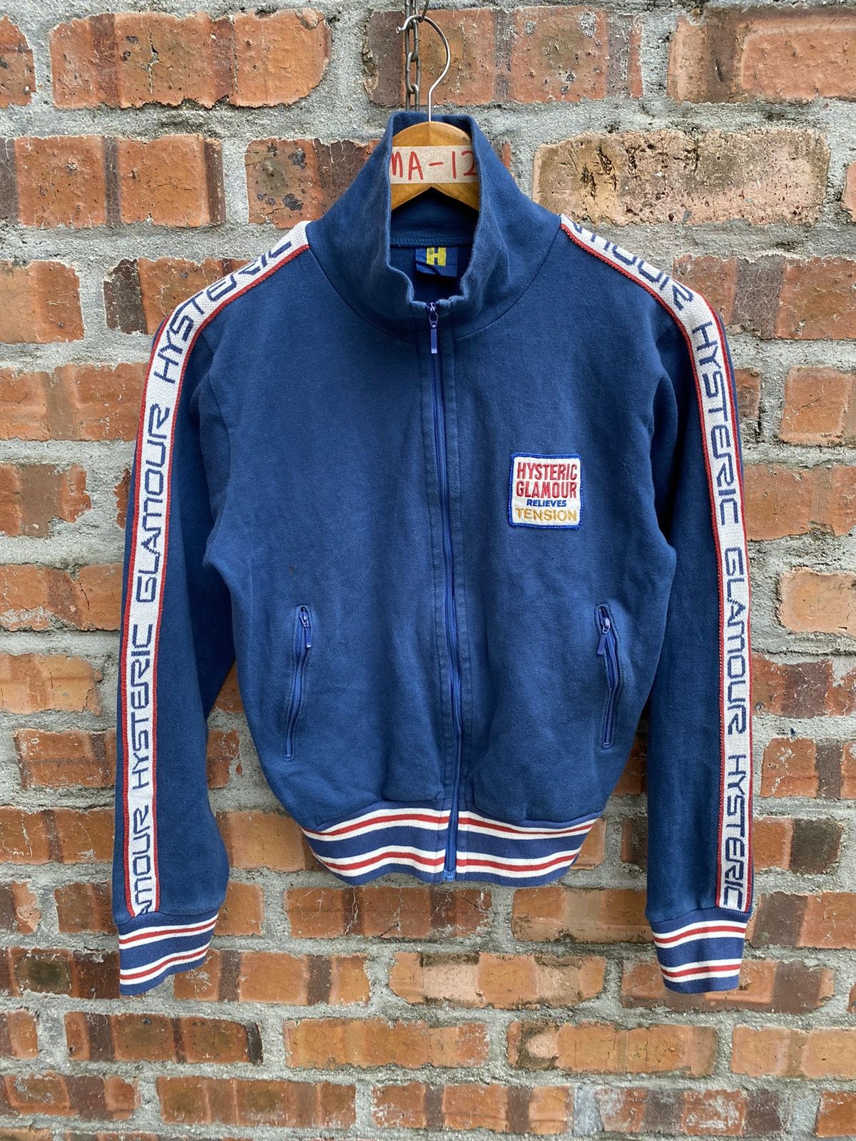 Hysteric Glamour 🔥OG 1990s Hysteric Stripe relieves Tension Track Jacket Size M / US 6-8 / IT 42-44 - 2 Thumbnail