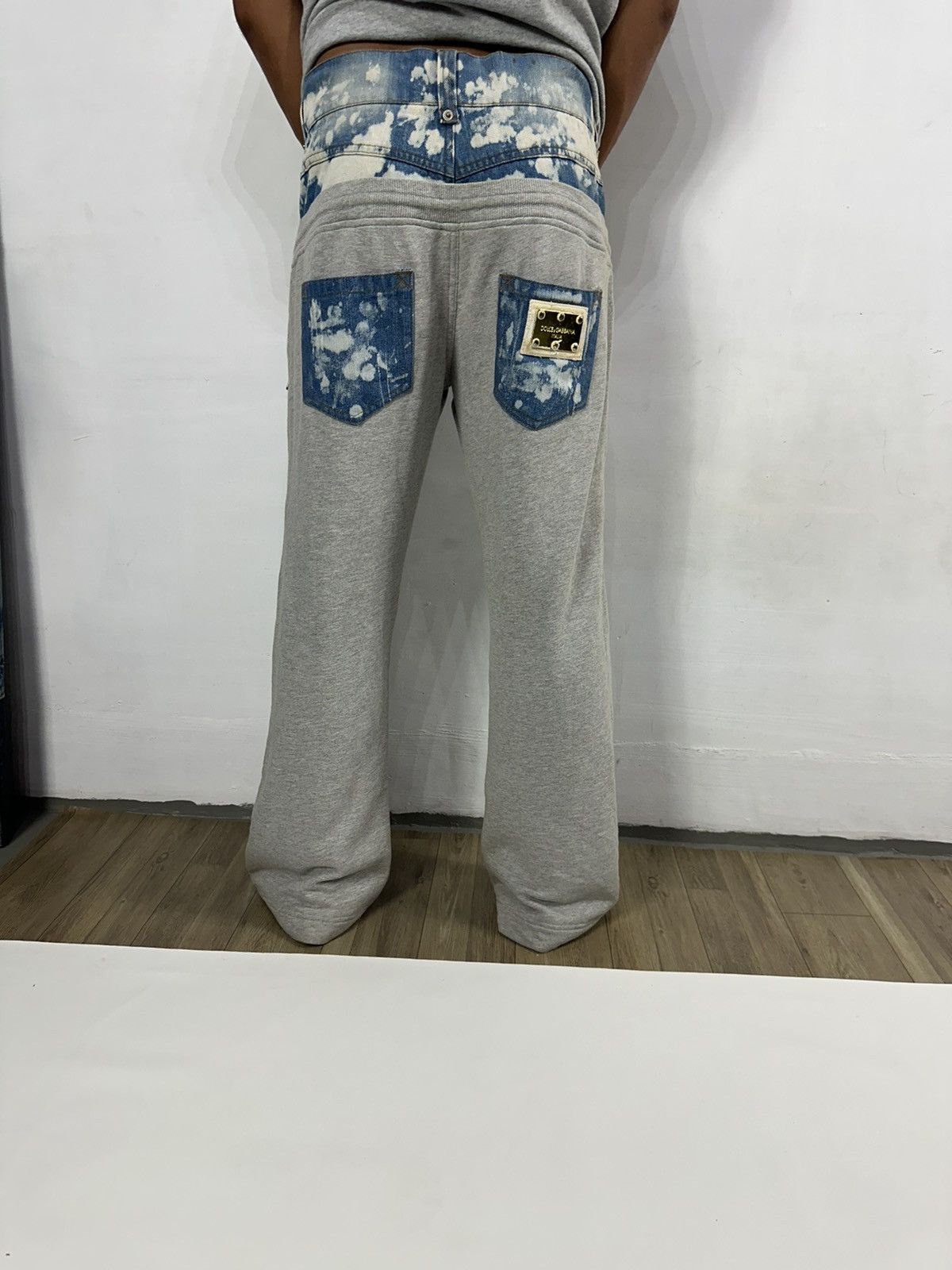 Dolce & Gabbana Dolce & Gabbana Hybrid Denim and Cotton Pants Size US 32 / EU 48 - 20 Thumbnail