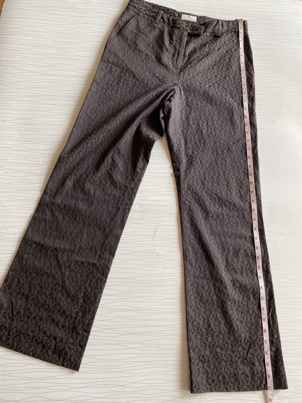 Aigner Aigner Monogram Hight Waist Pants Size US 29 - 21 Thumbnail