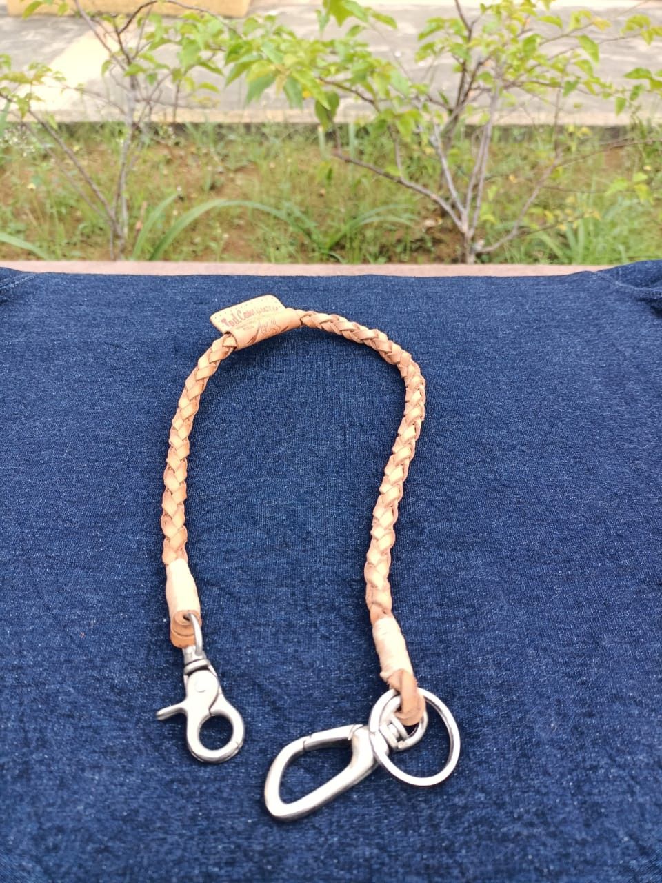 Tedman Ted Company leather woven wallet chain Size ONE SIZE - 1 Thumbnail