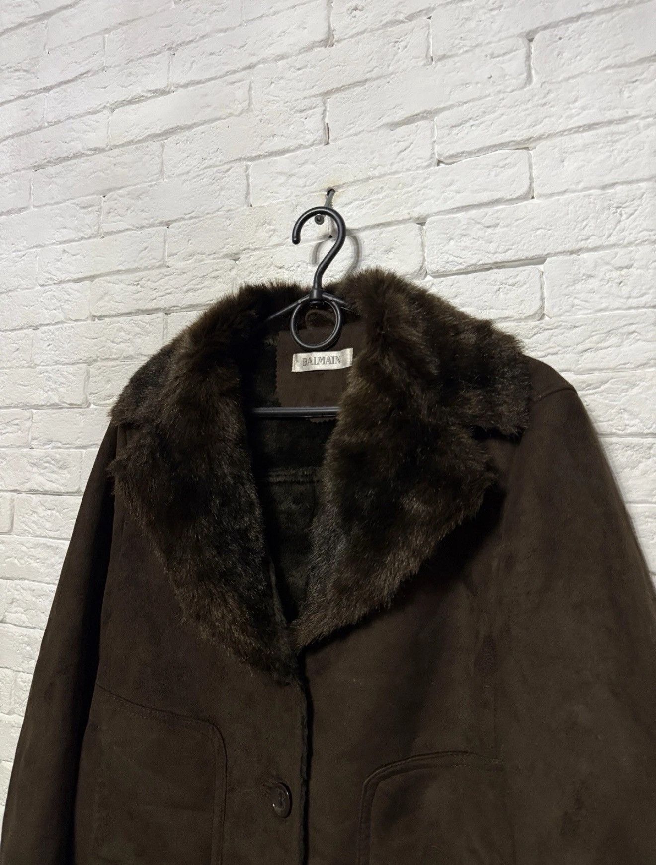 Balmain Vintage Balmain Sheepskin Coat Brown Fur Jacket Woman 42 Size M / US 6-8 / IT 42-44 - 2 Thumbnail