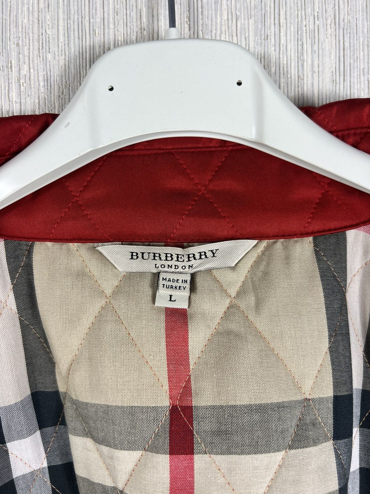 Burberry Burberry London checked quilted parka jacket coat nova check Size L / US 10 / IT 46 - 21 Thumbnail