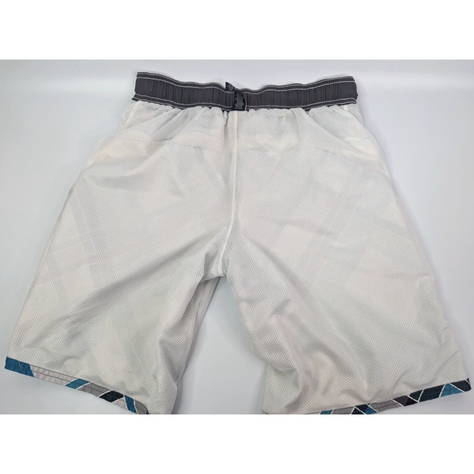 Ocean Pacific OP Ocean Pacific Green Blue Pattern Mens Size Small 28 Swim Surf Lined Trunks Size US 29 - 6 Thumbnail