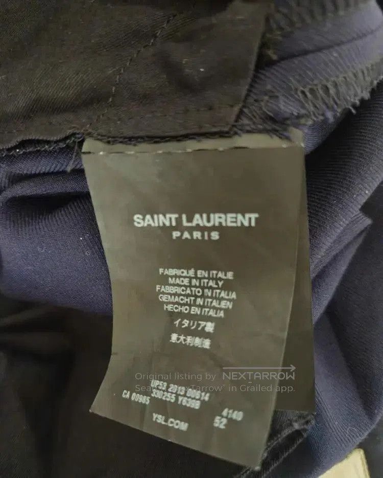 Saint Laurent Paris Sz 52 Saint Laurent Paris 13AW Classic Trouser. Size US 36 / EU 52 - 7 Thumbnail