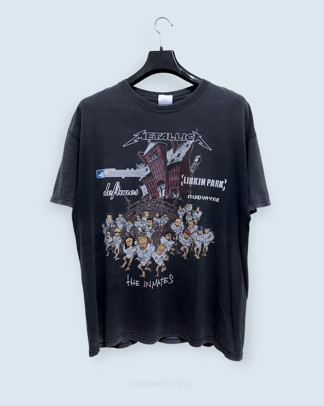Band Tees vintage 2003 Summer Sanitarium Metallica Deftones Size US XL / EU 56 / 4 - 2 Thumbnail