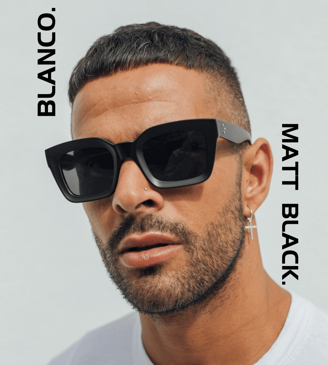 Other Circulr Blanco Matte Black Sunglasses Size ONE SIZE - 1 Thumbnail