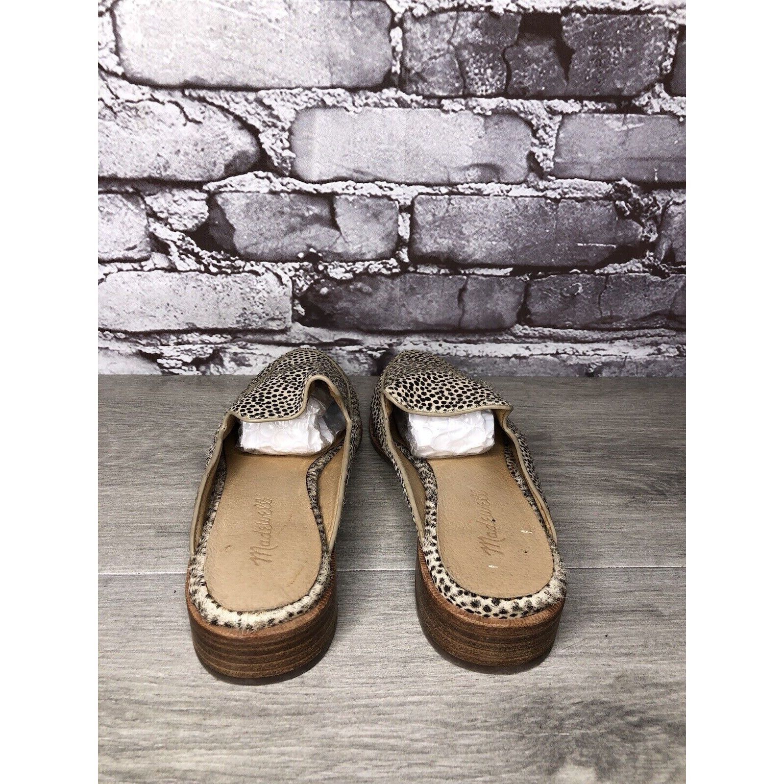 Madewell Madewell Remi Leopard Spots Calf Hair Leather Flats Mules Wo Size US 6 / IT 36 - 3 Thumbnail