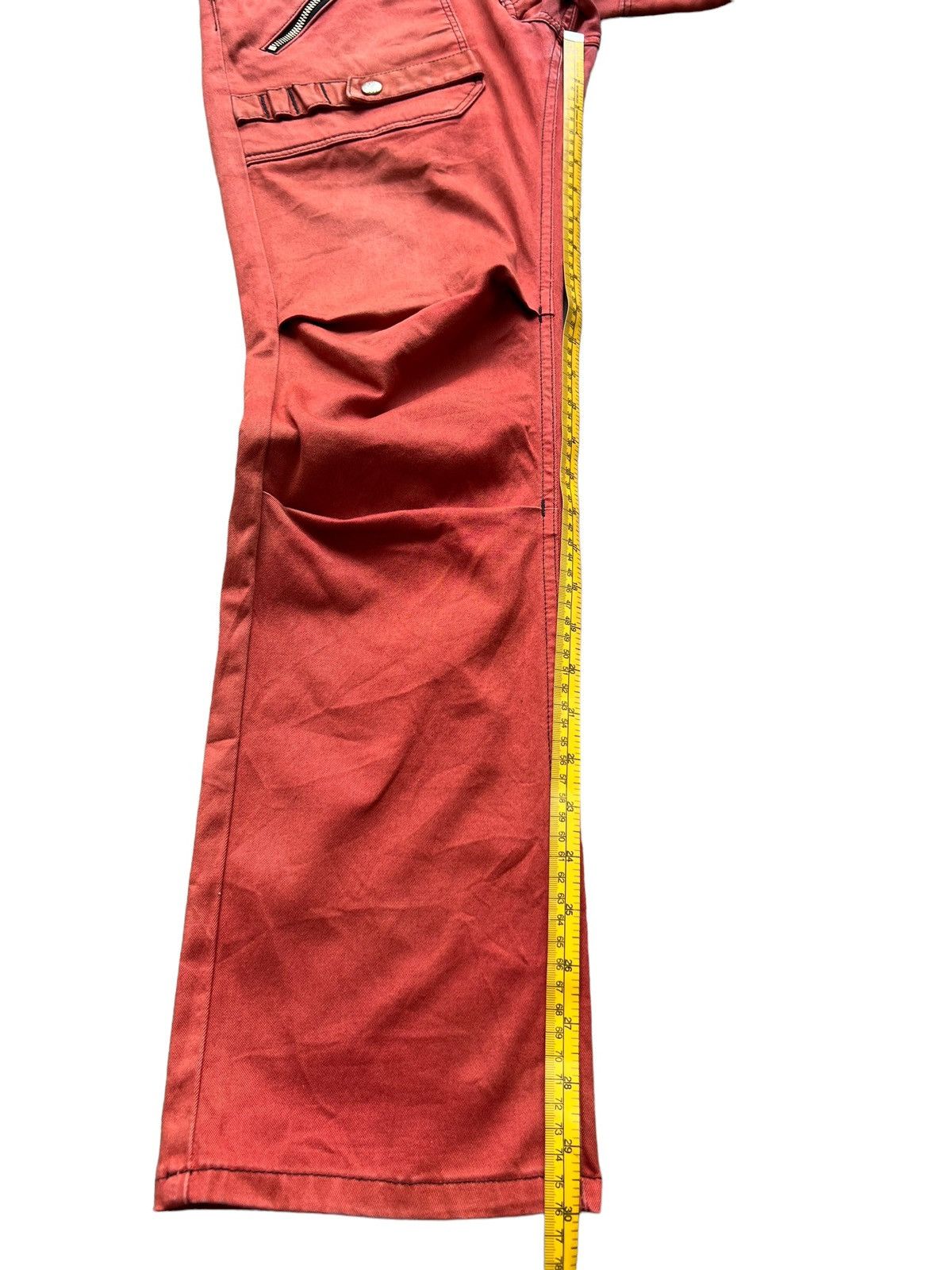 Lee Lee Multipocket Tactical Bondage Red Straight Pants 33x30 Size US 33 - 14 Thumbnail