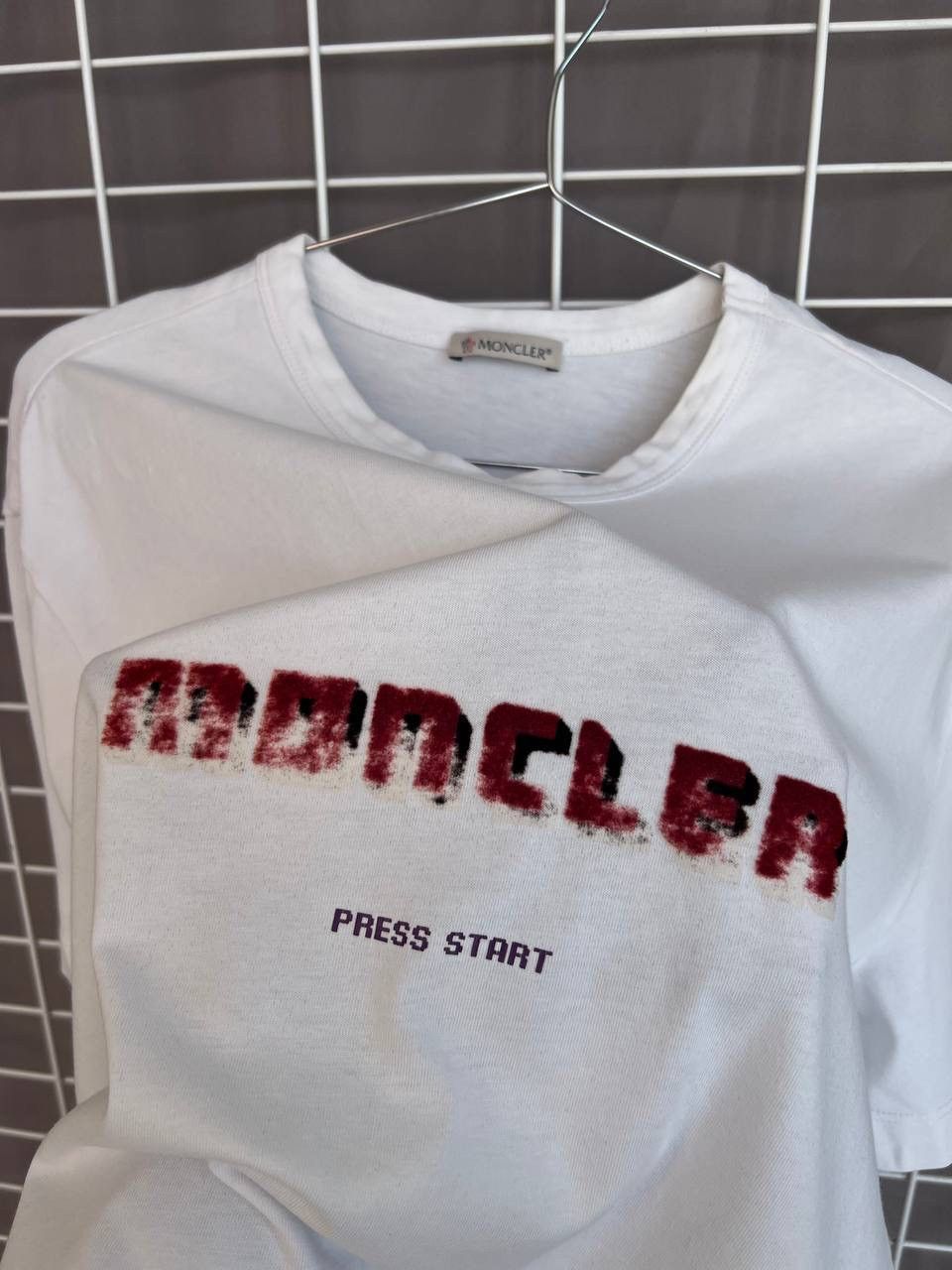 Moncler Moncler Maglia Press Start T-Shirt Mens Size M Short Sleeve Size US M / EU 48-50 / 2 - 9 Thumbnail