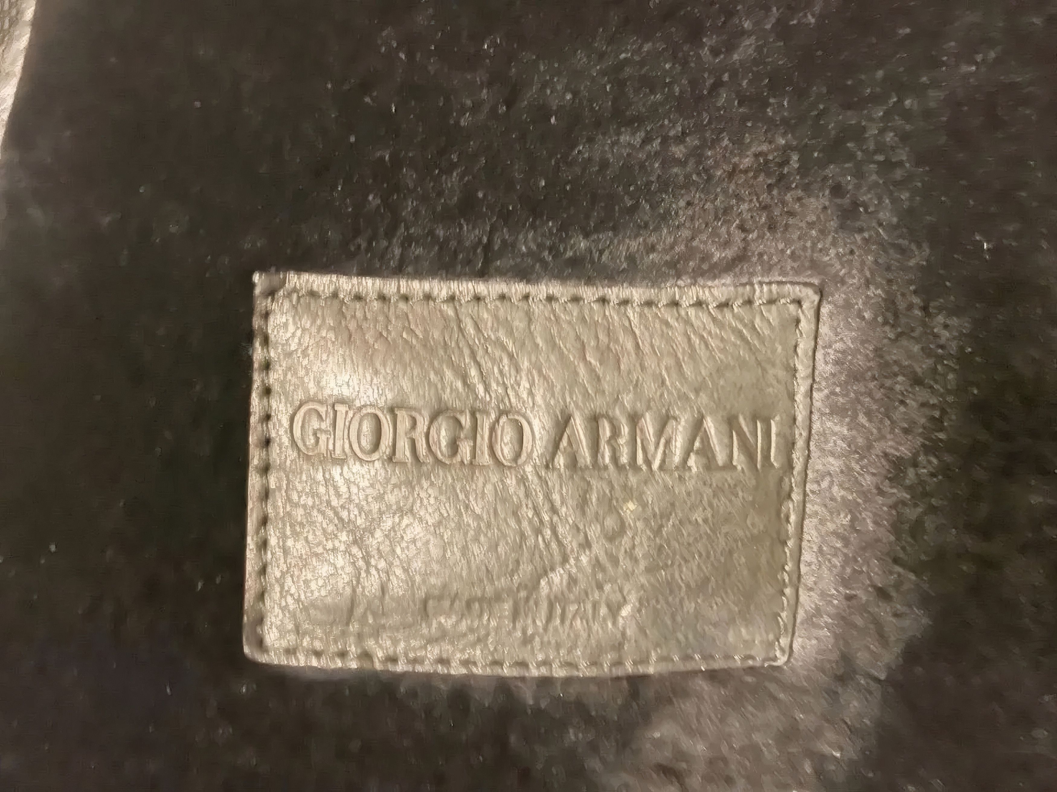 Giorgio Armani Shearling Leather Bomber Jacket