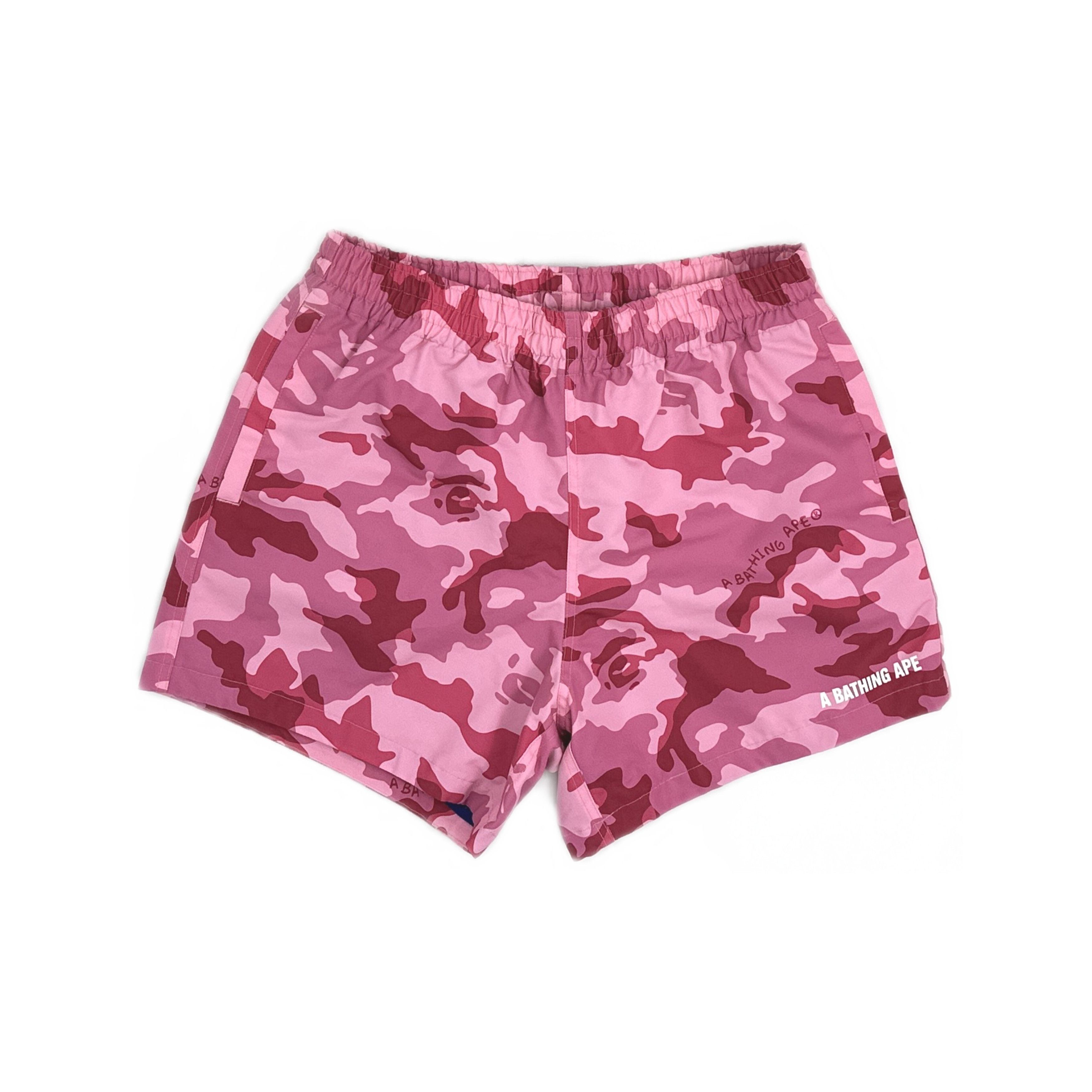 Bape A Bathing Ape Pink Camo Shorts M Size 25" / US 0 / IT 36 - 1 Thumbnail