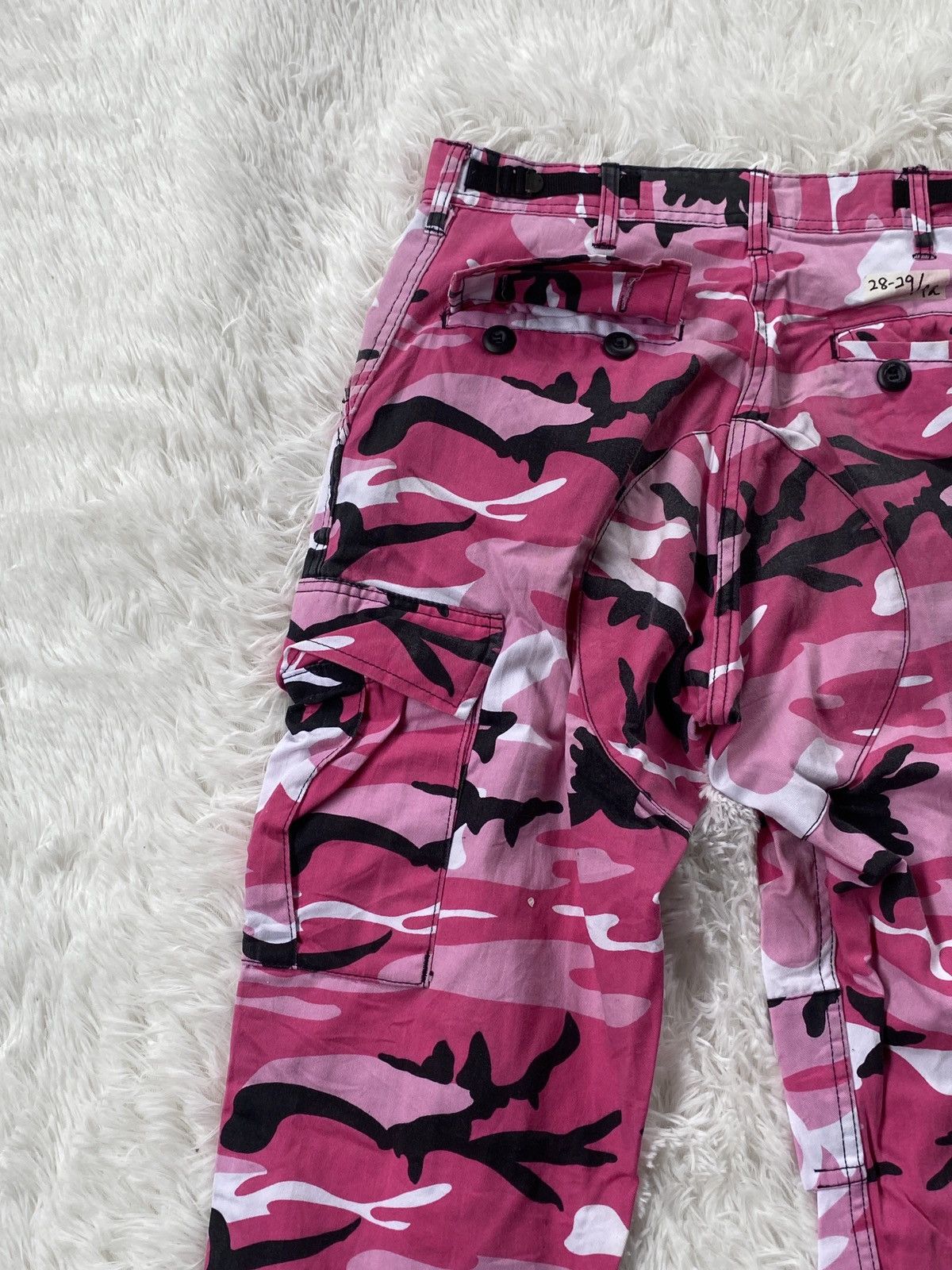 Rothco OFFER 🔥ROTHCO Pink Camouflage Paratrooper Cargo Pants Size US 29 - 9 Thumbnail