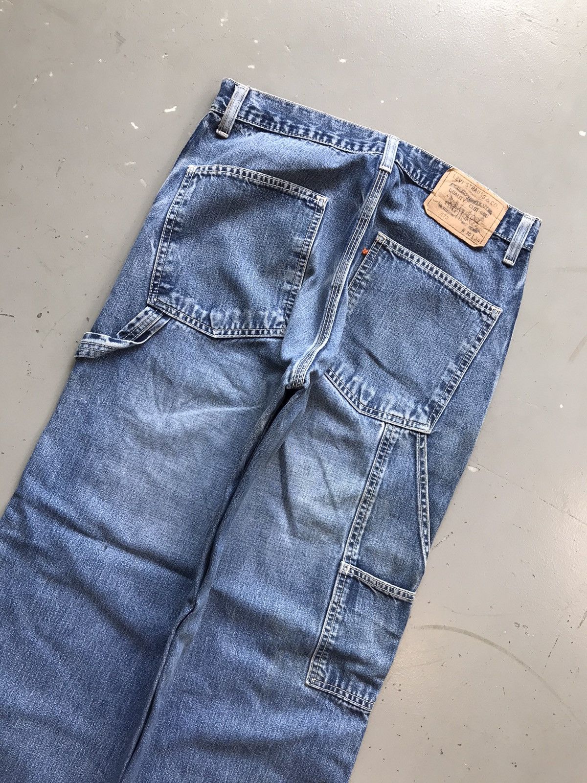 Levi's × Vintage Vintage Levi’s orange tab straight fit carpenter denim Size US 30 / EU 46 - 11 Thumbnail