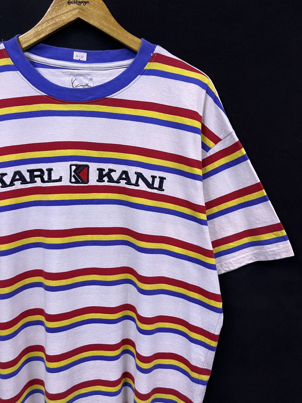 Karl Kani KARL KANI STRIPE TSHIRT Size US L / EU 52-54 / 3 - 2 Thumbnail