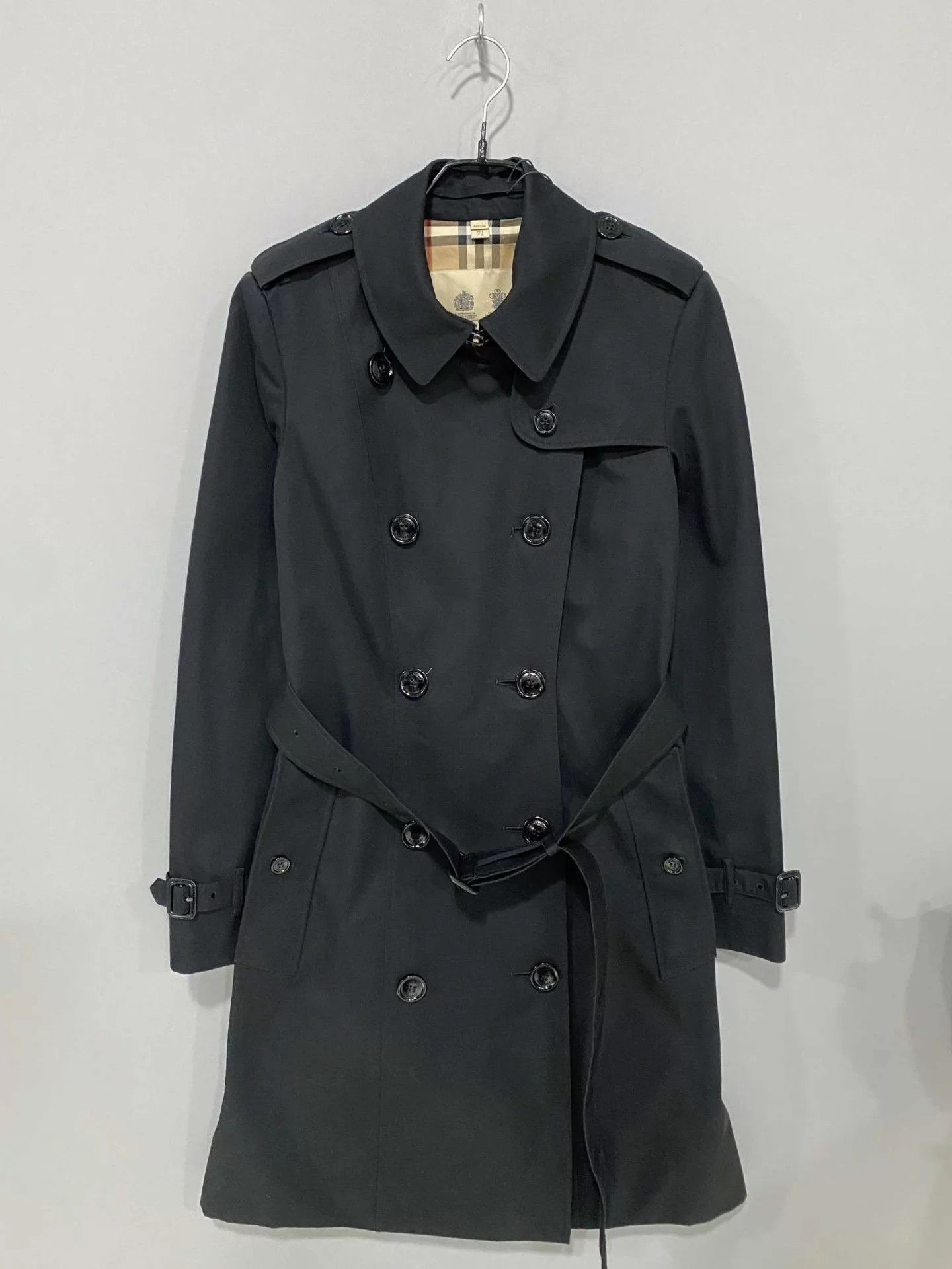 Burberry Burberry Double Crown Chelsea Check Trench UK8 Women's Size S / US 4 / IT 40 - 1 Thumbnail