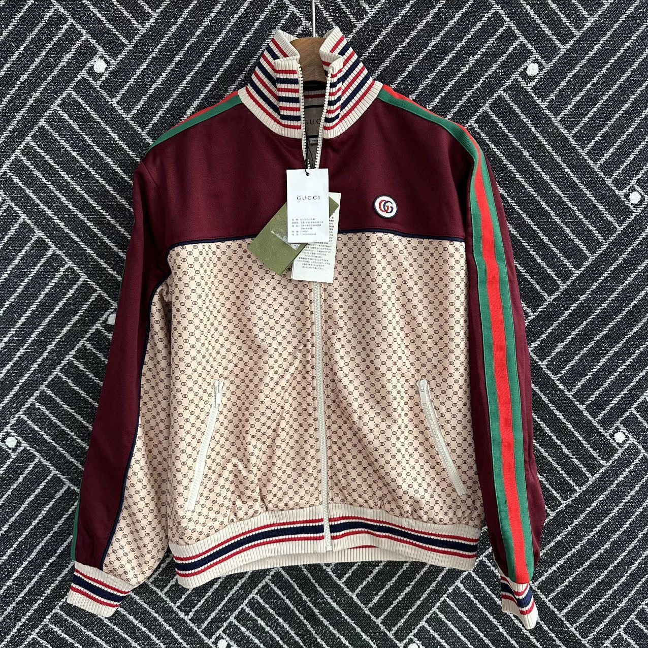 Gucci Gucci Unused All Over Print Track Jacket XS, M Original Tag Size US XS / EU 42 / 0 - 1 Thumbnail