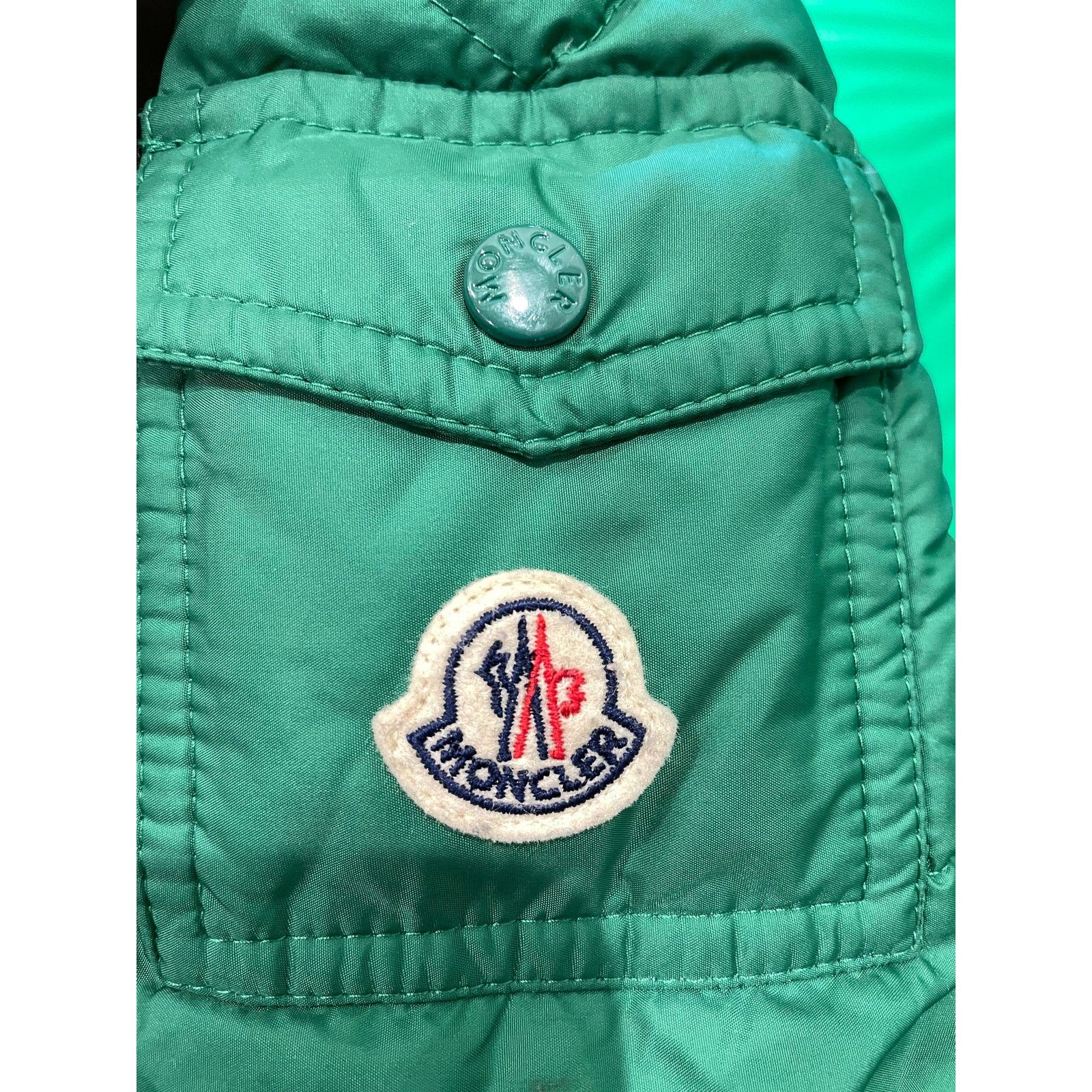 Moncler Moncler Puffer Forrest Green Kids Coat Size S / US 4 / IT 40 - 3 Thumbnail