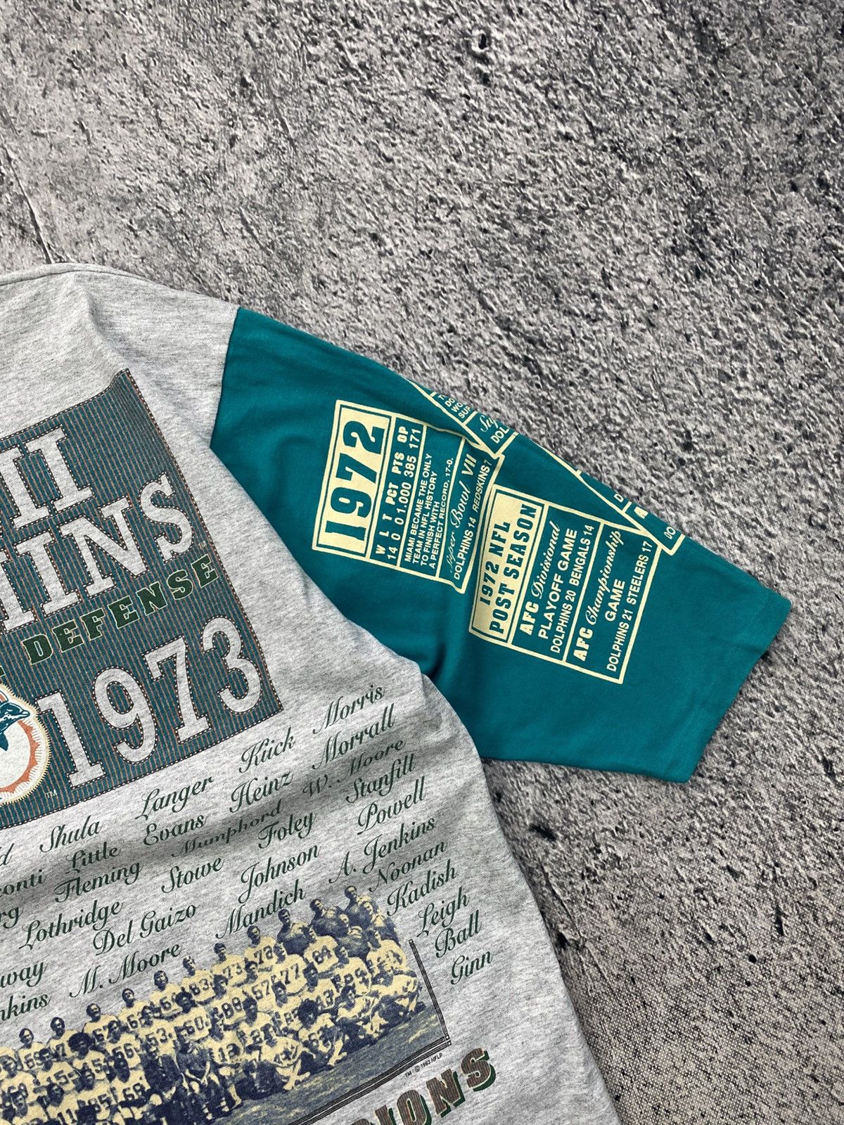 NFL × Vintage Vintage Tee Miami Dolphins 1993 long gone Size US XL / EU 56 / 4 - 12 Thumbnail