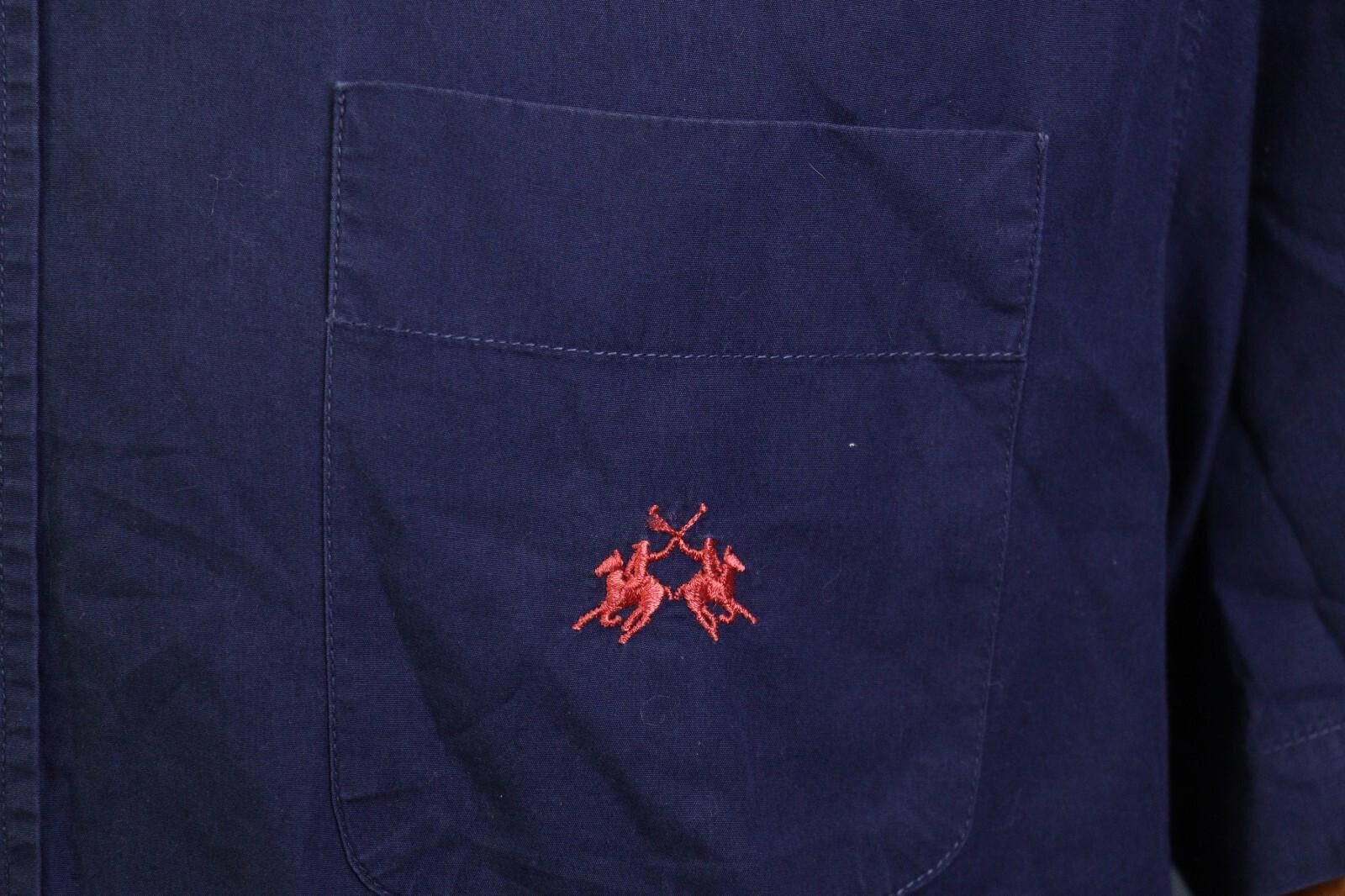 La Martina La Martina Saddlery Blue Button Down Shirt Size M Size US M / EU 48-50 / 2 - 5 Thumbnail